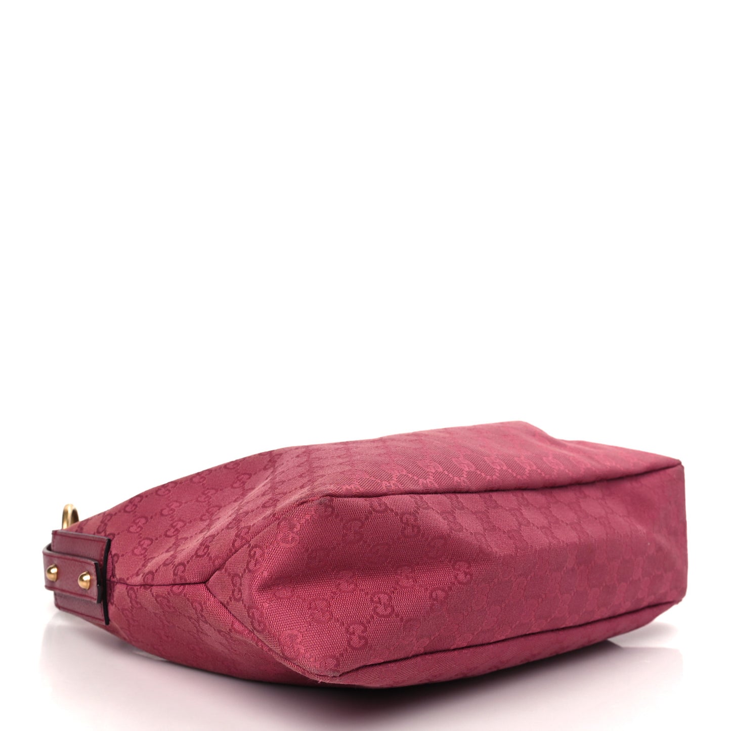 Monogram Medium Horsebit Chain Hobo Fuchsia