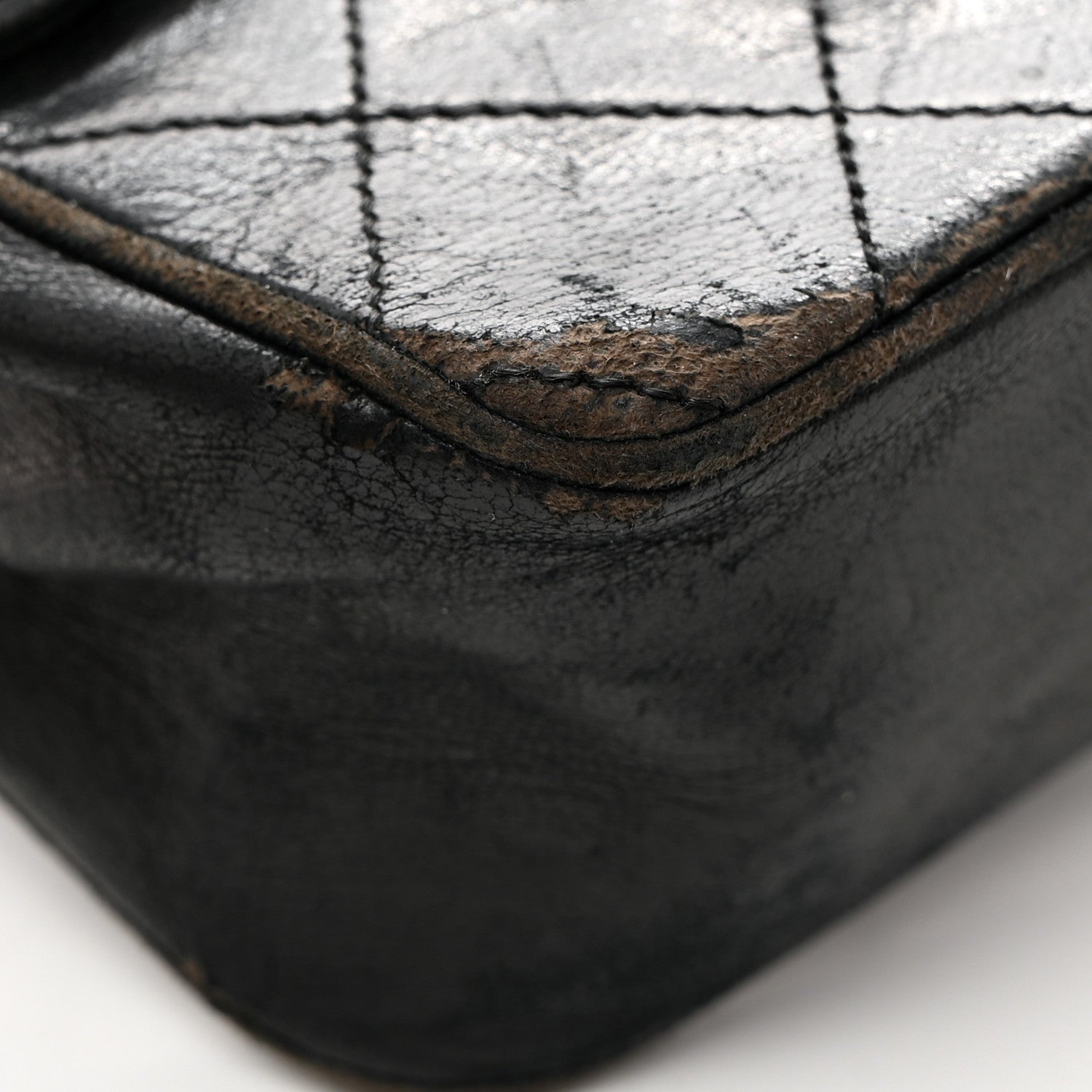 Chanel Lambskin Quilted Medium Double Flap Black 16 of 24