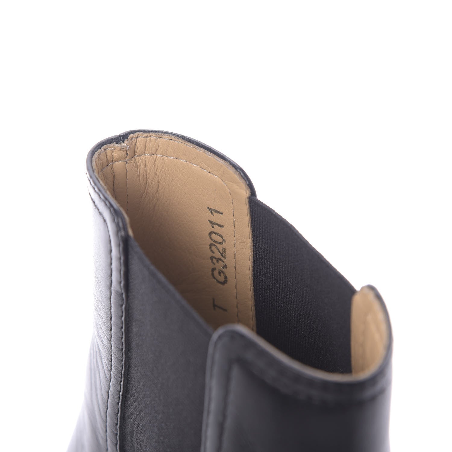 Chanel Calfskin Elastic Short Boots 39.5 Black 10 of 10