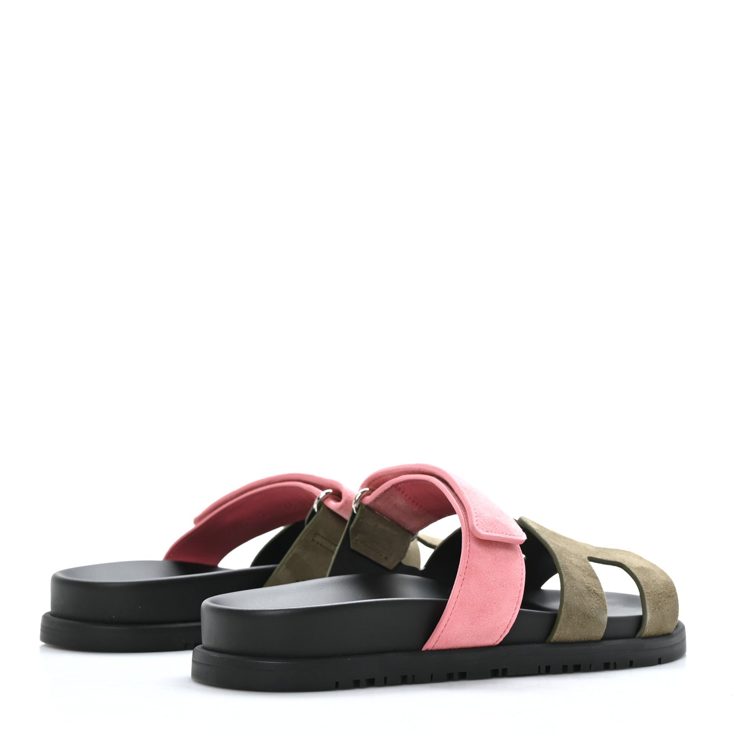 Suede Goatskin Womens Chypre Sandals 36.5 Toundra Rose Du Desert