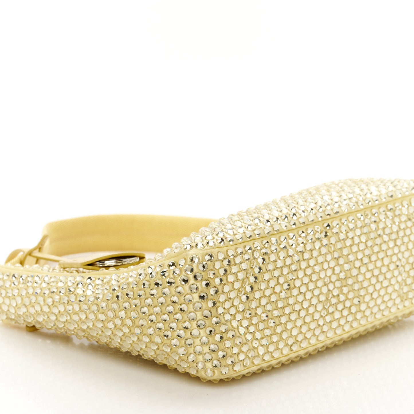 Satin Crystal Mini Re-Edition 2000 Bag Ananas