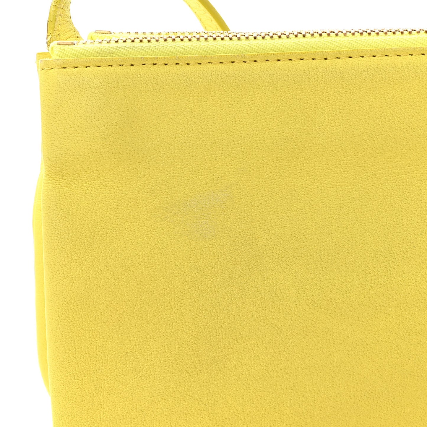 Lambskin Small Trio Crossbody Bag Citron