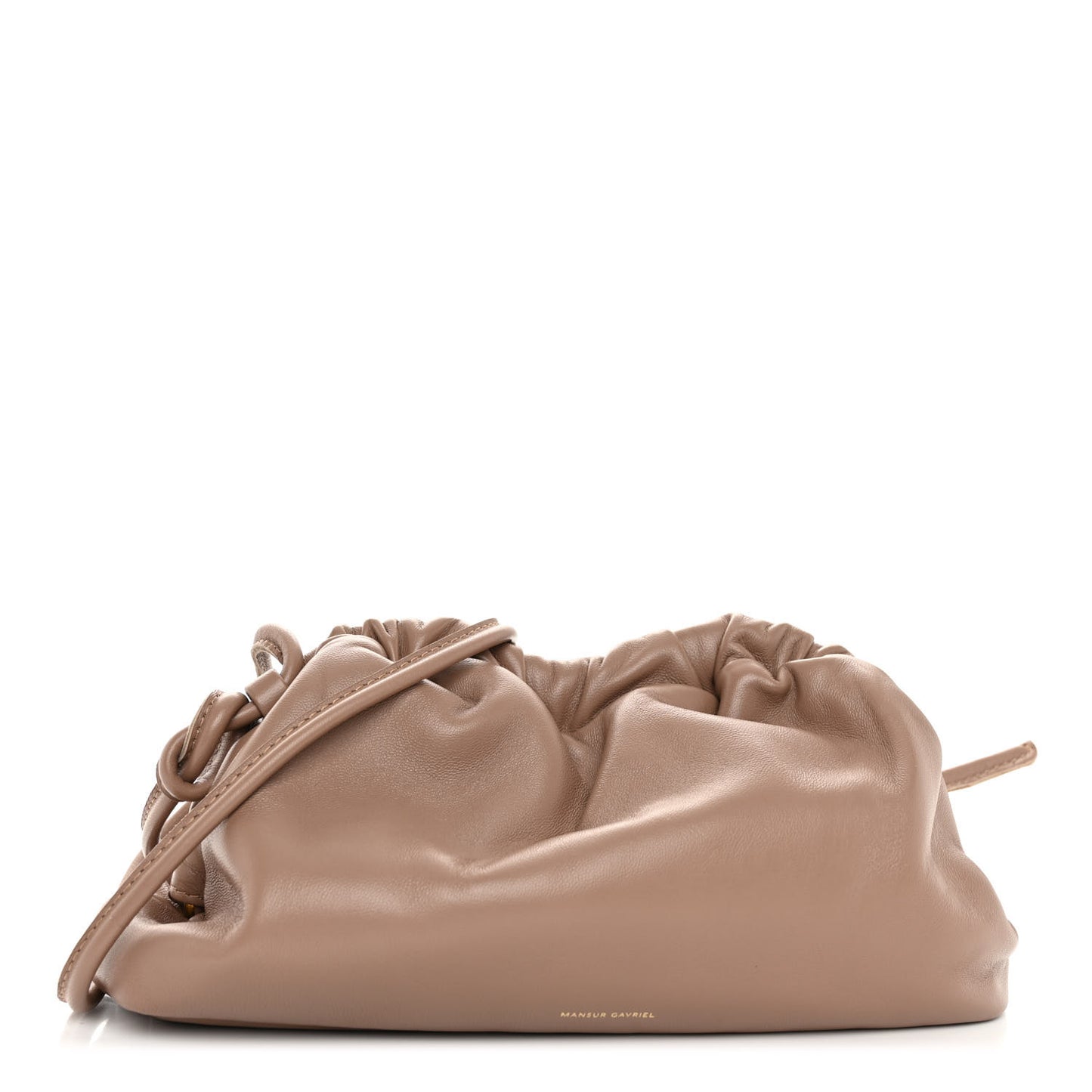Lambskin Cloud Mini Clutch Biscotto