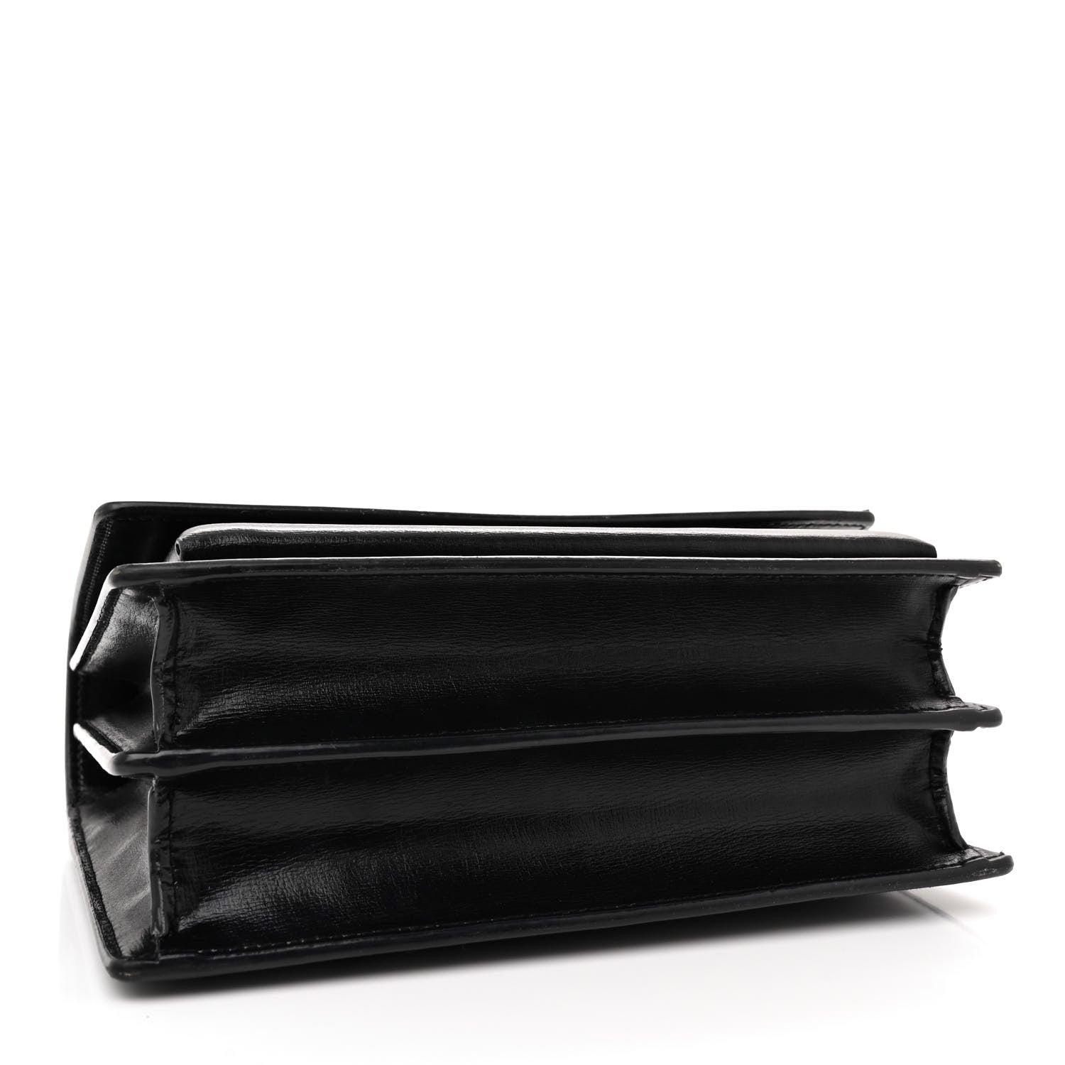 Saint Laurent Coated Bark Calfskin Medium Monogram Sunset Black 4 of 17