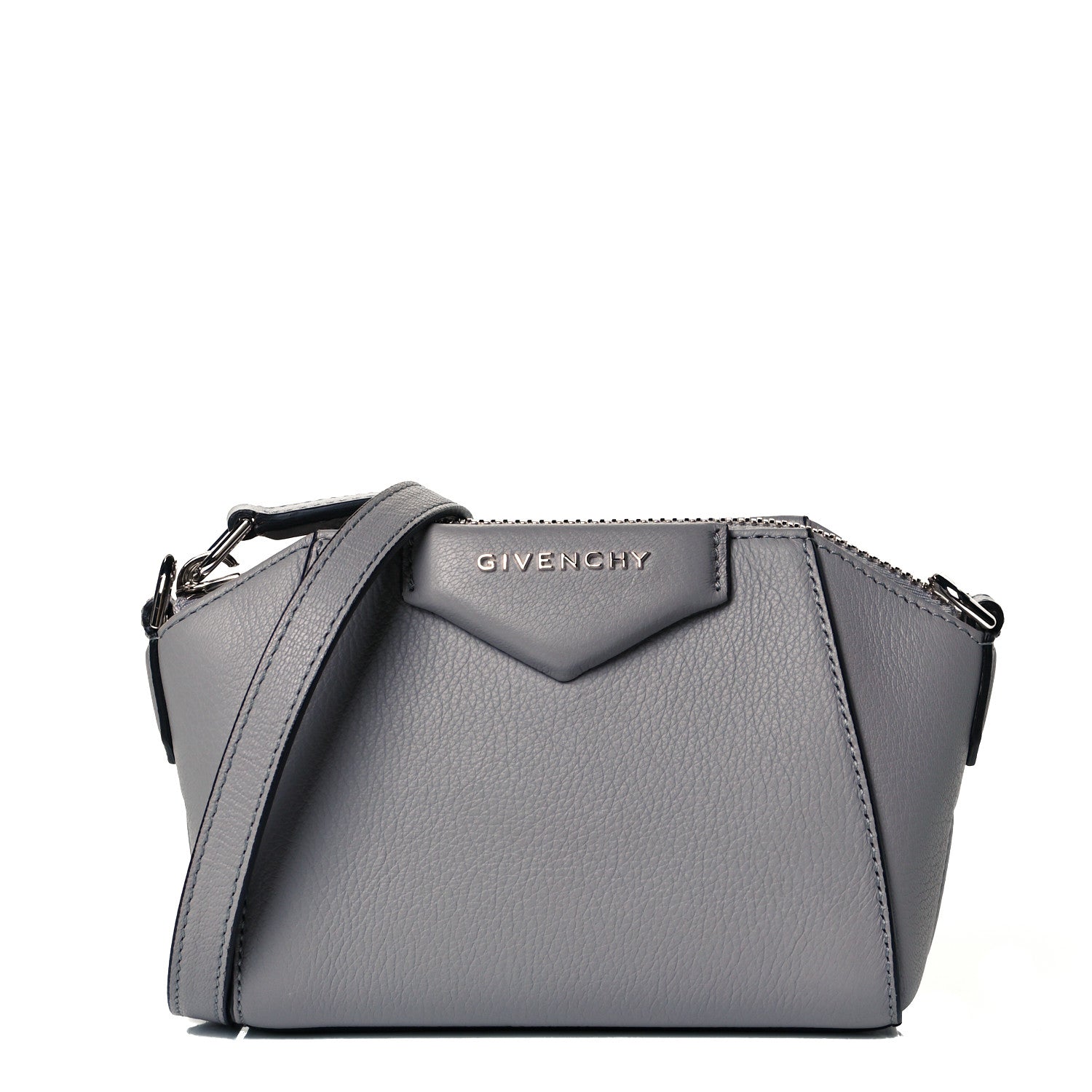 Givenchy Sugar Goatskin Nano Antigona Pearl Grey 1 of 6