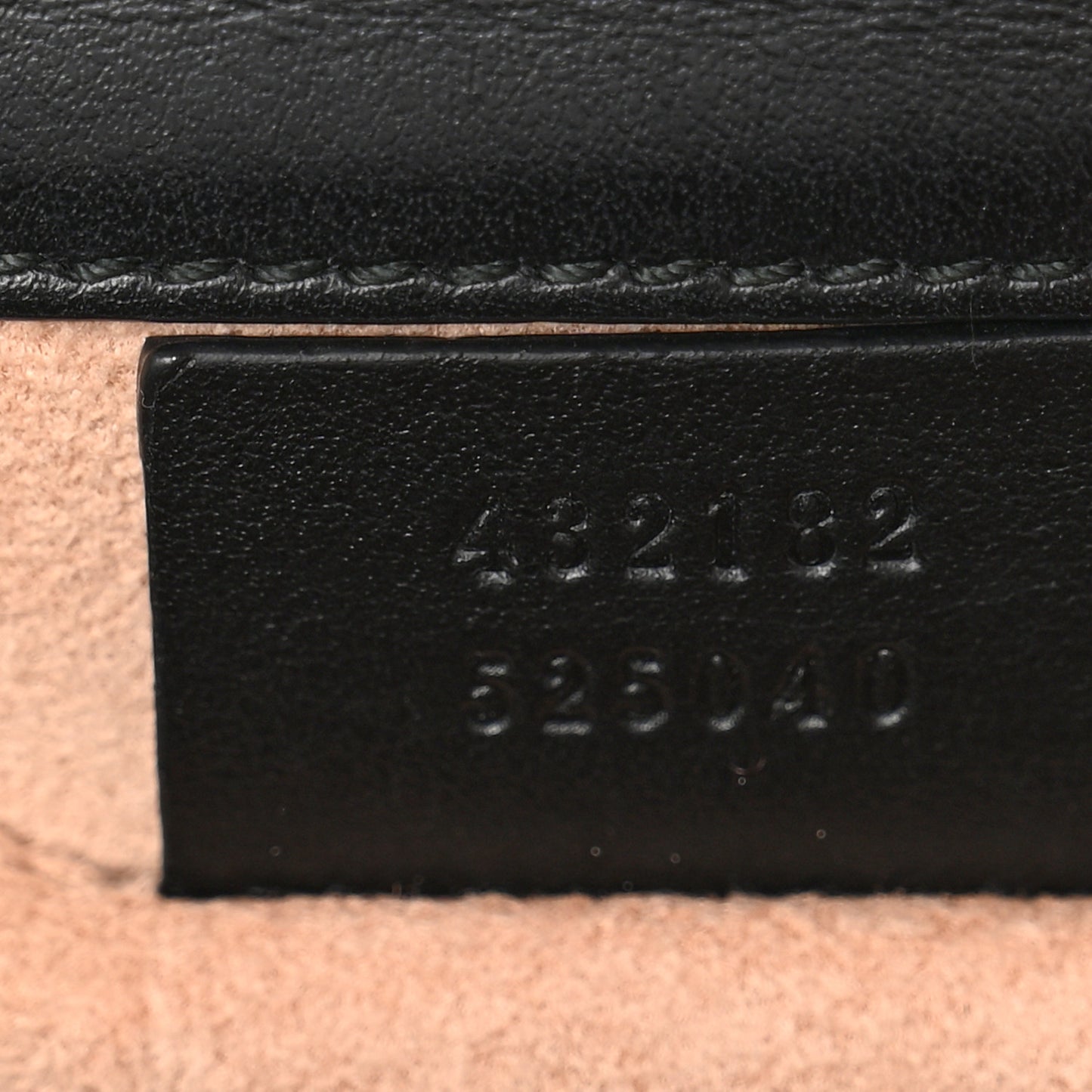 Calfskin GG Supreme Monogram Small Padlock Shoulder Bag Black Gold