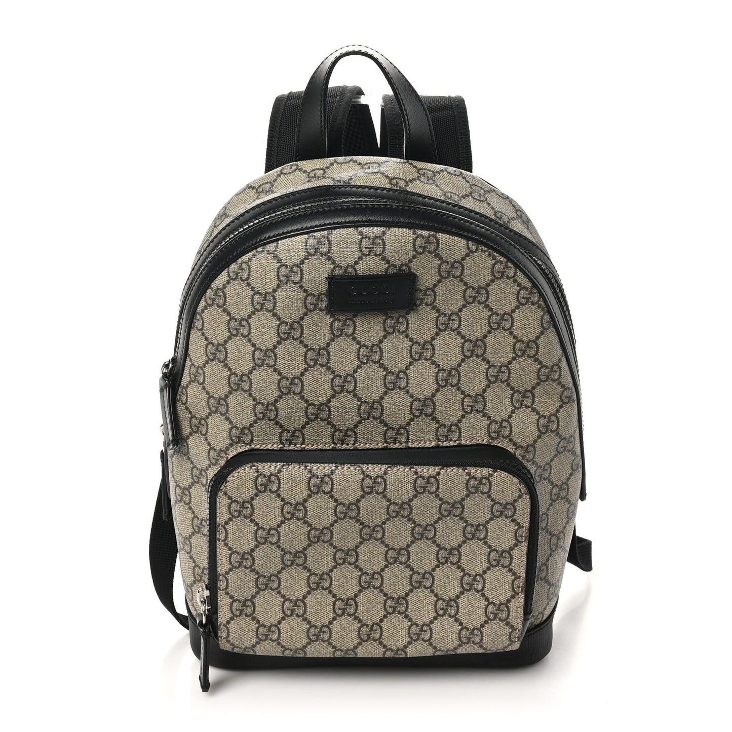GG Supreme Monogram Small Eden Day Backpack Black