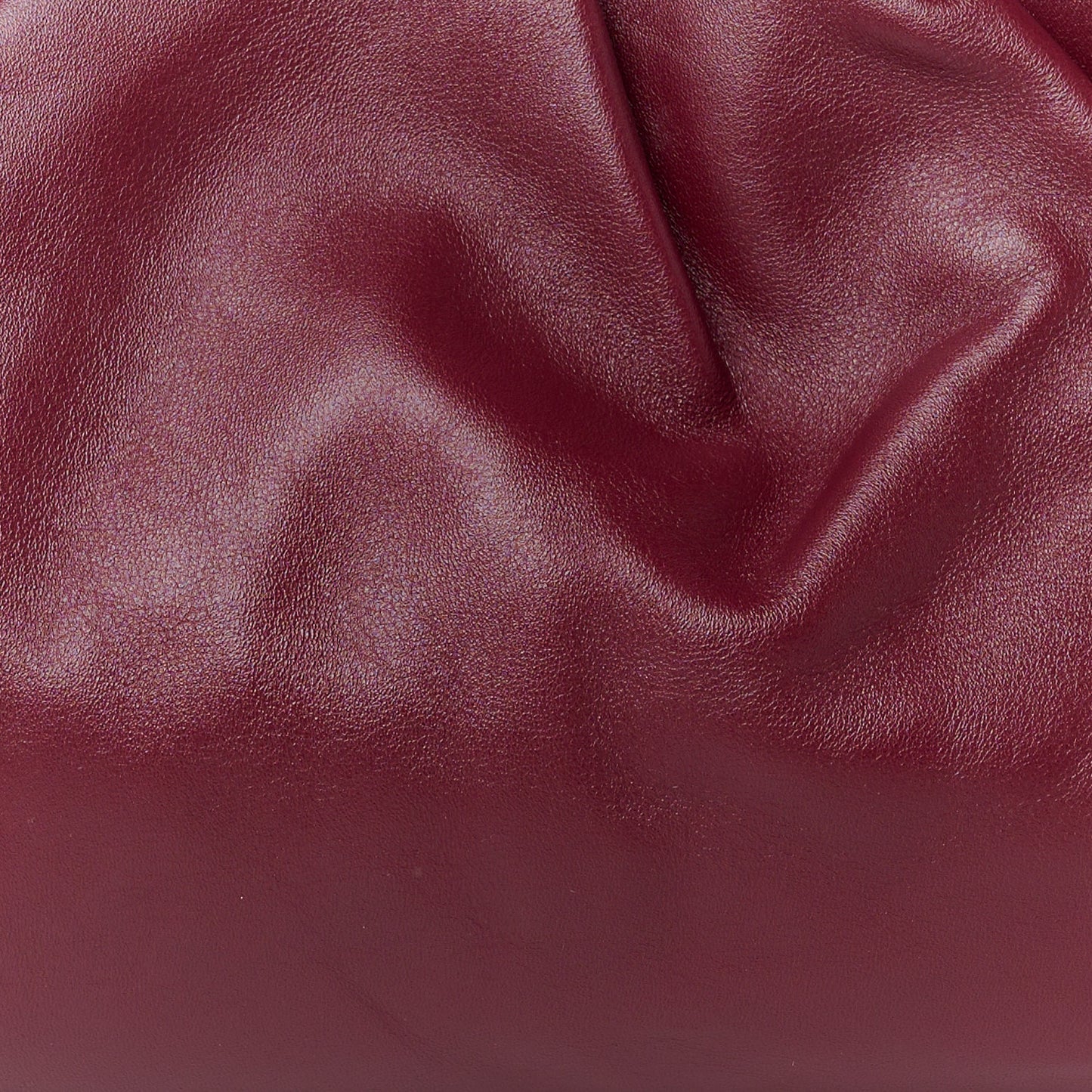 Smooth Butter Calfskin Small The Shoulder Pouch Dark Red