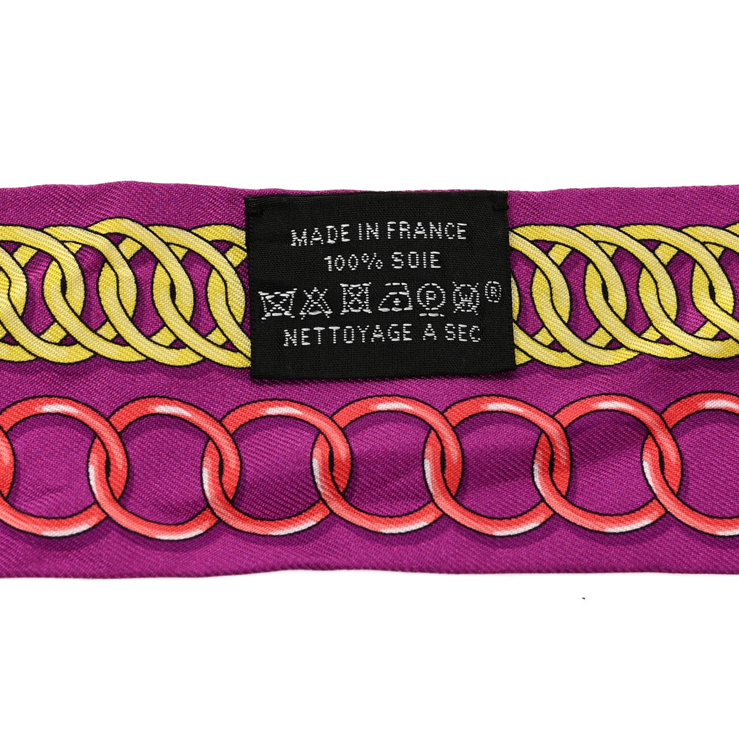 Silk Maillons Twilly Fuchsia Violet Jaune