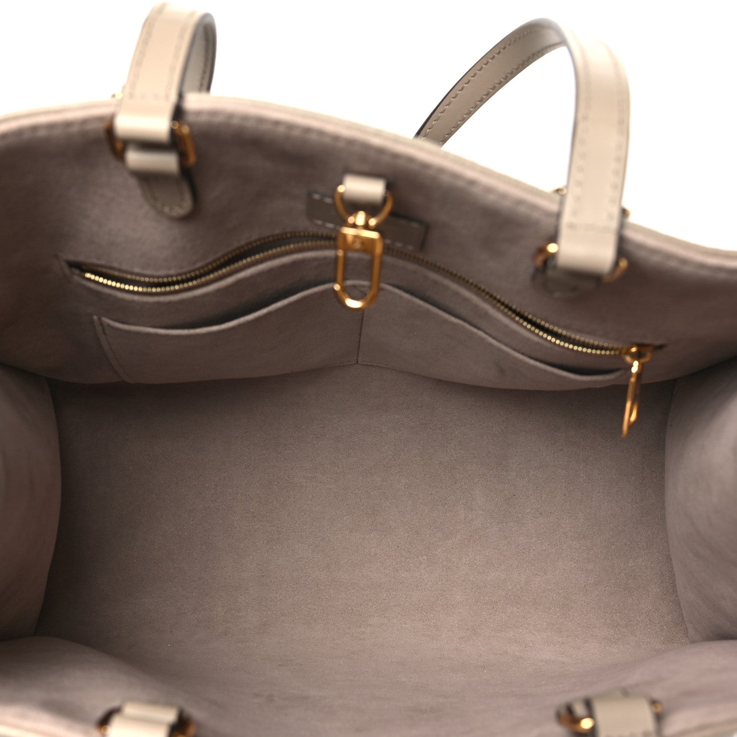 Louis Vuitton Empreinte Monogram Giant Onthego MM Tourterelle Creme 5 of 9