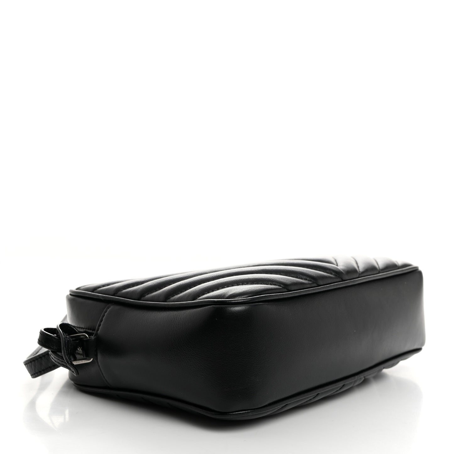 Calfskin Matelasse Monogram Lou Camera Bag Black