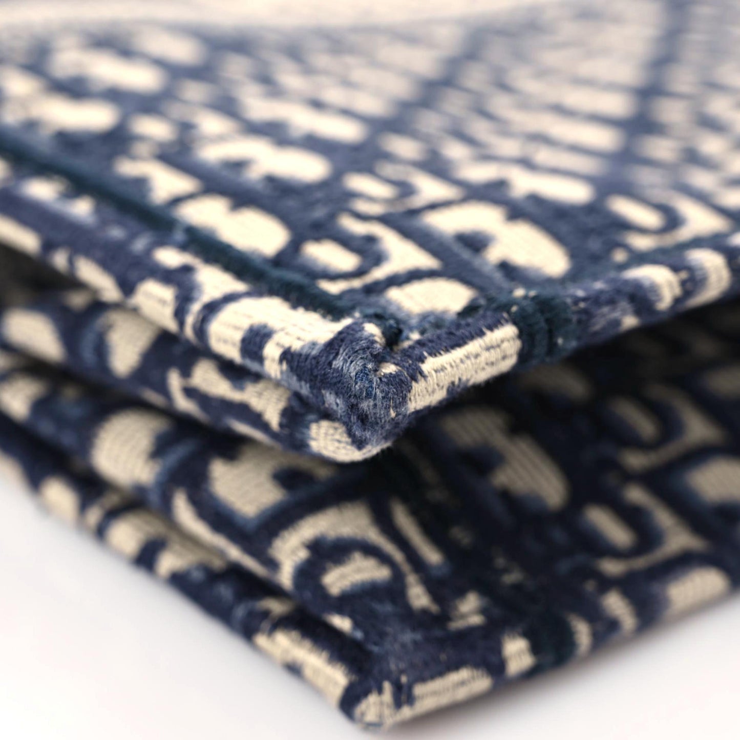 Oblique Book Tote Blue Multicolor