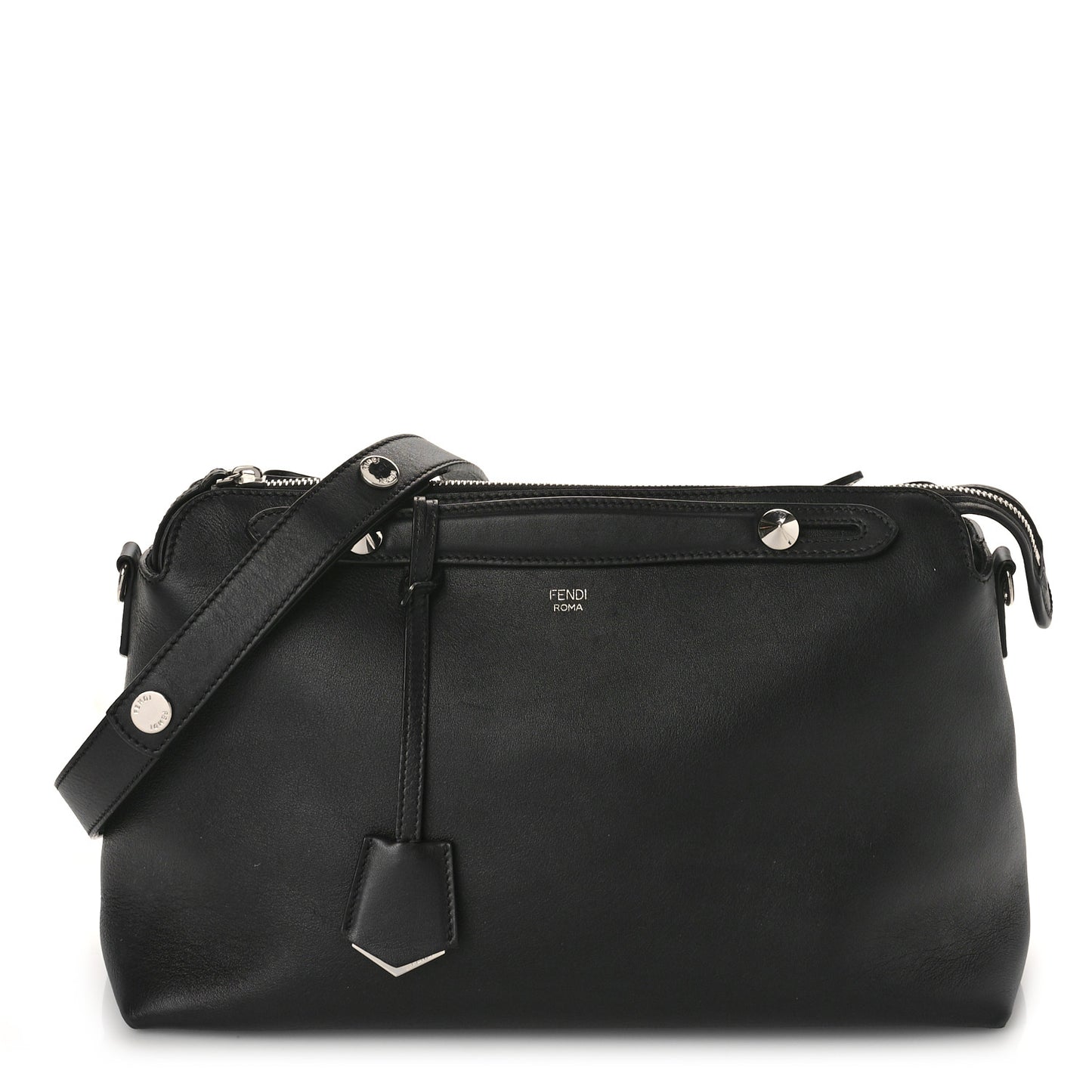 Vitello Dolce Medium By The Way Boston Bag Black
