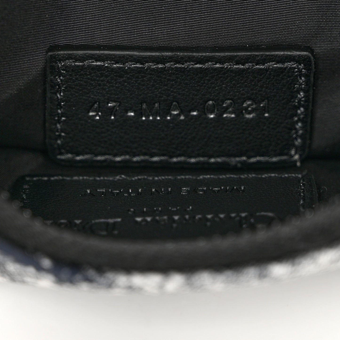 Technical Fabric Embroidered Toile De Jouy DiorTravel Multifunction Pouch Blue