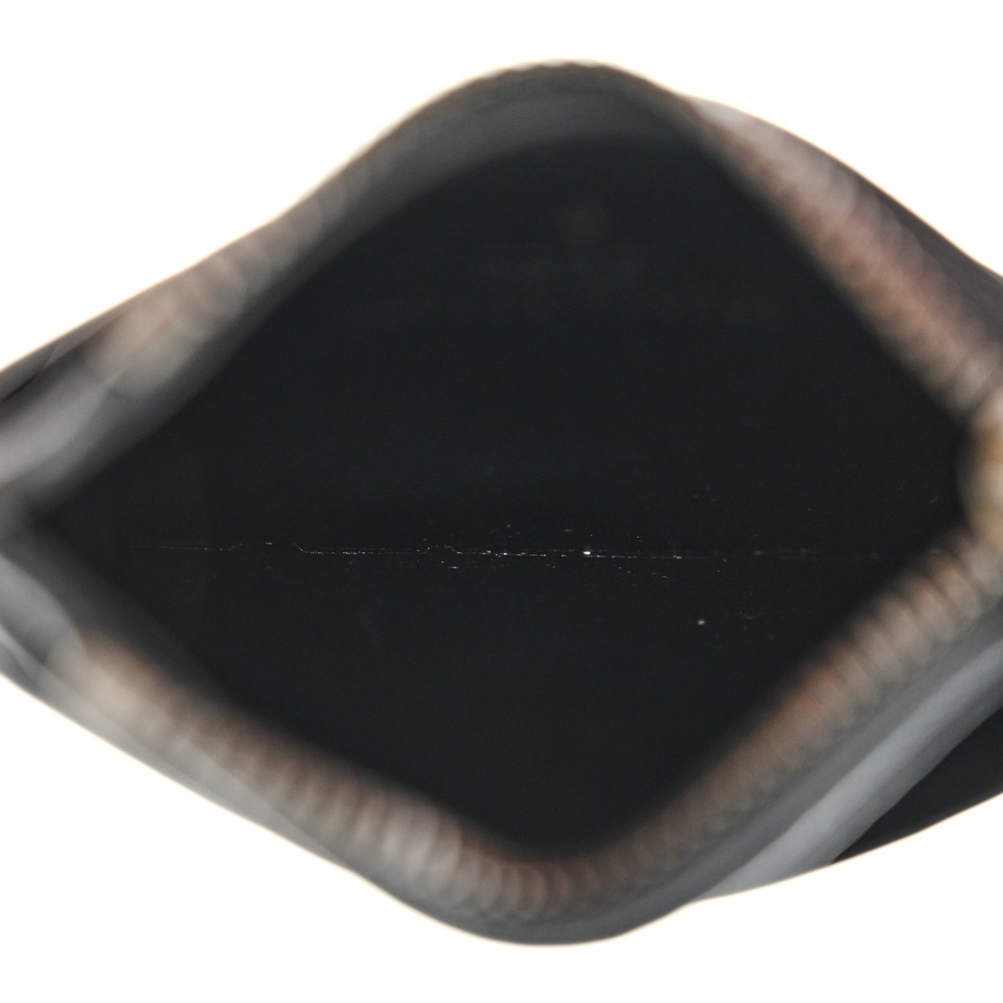 Calfskin Matelasse Chevron GG Marmont Key Case Card Holder Black