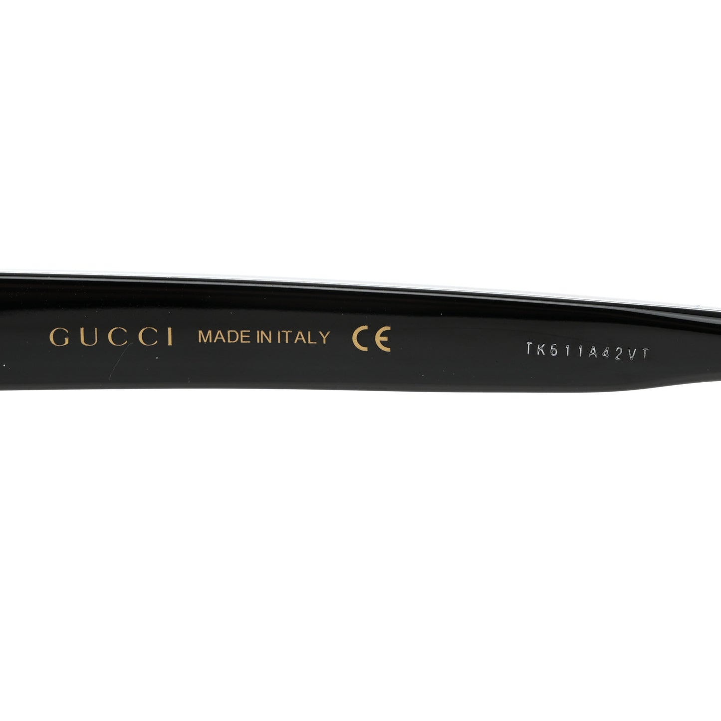 Acetate Crystal Studded Cat Eye Sunglasses GG0045S Black