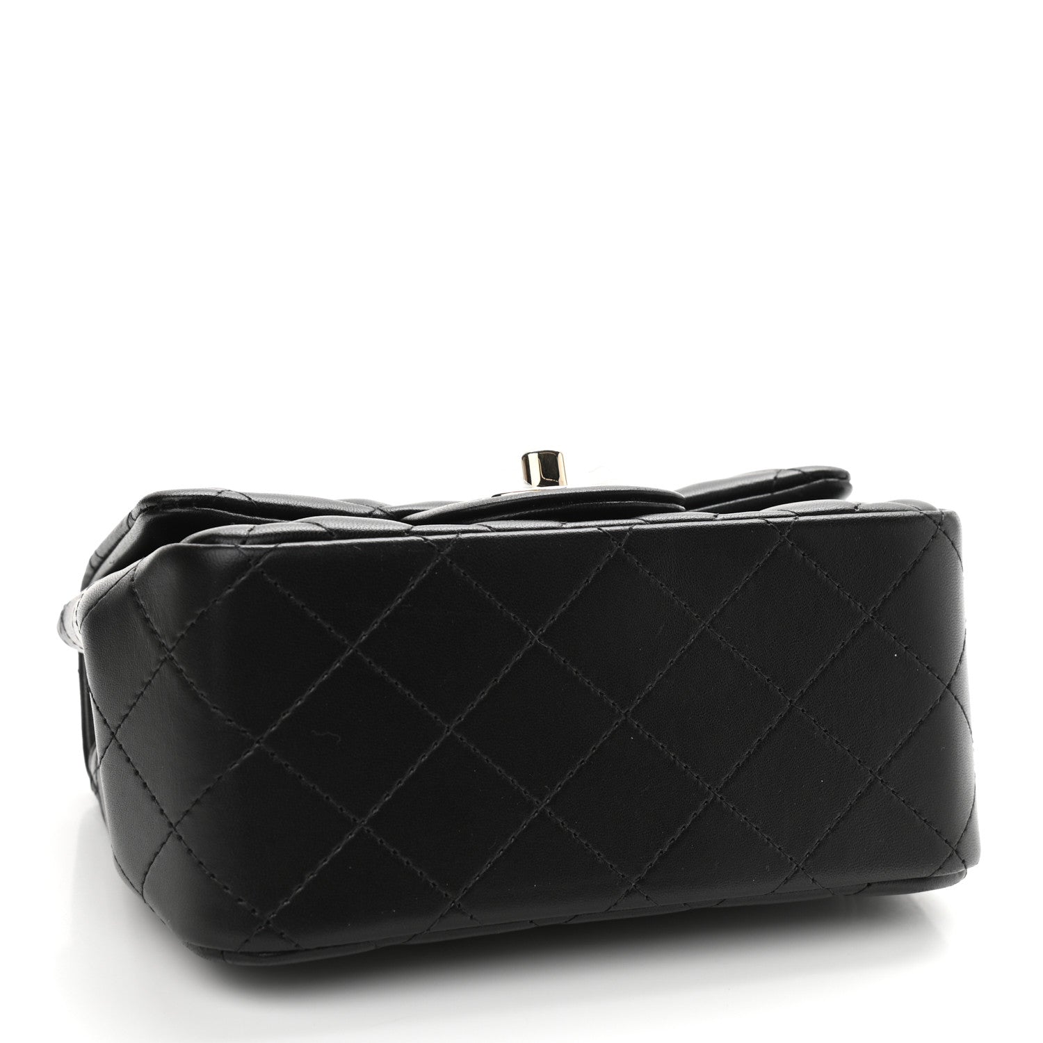 Chanel Lambskin Quilted Mini Square Flap Black 4 of 11