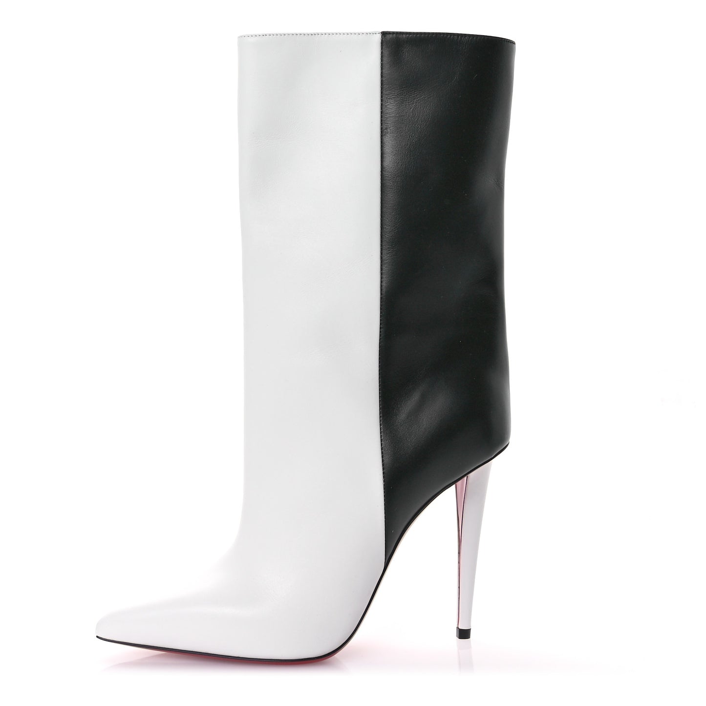 Calfskin Astrilarge 100 Booties 39 White Black
