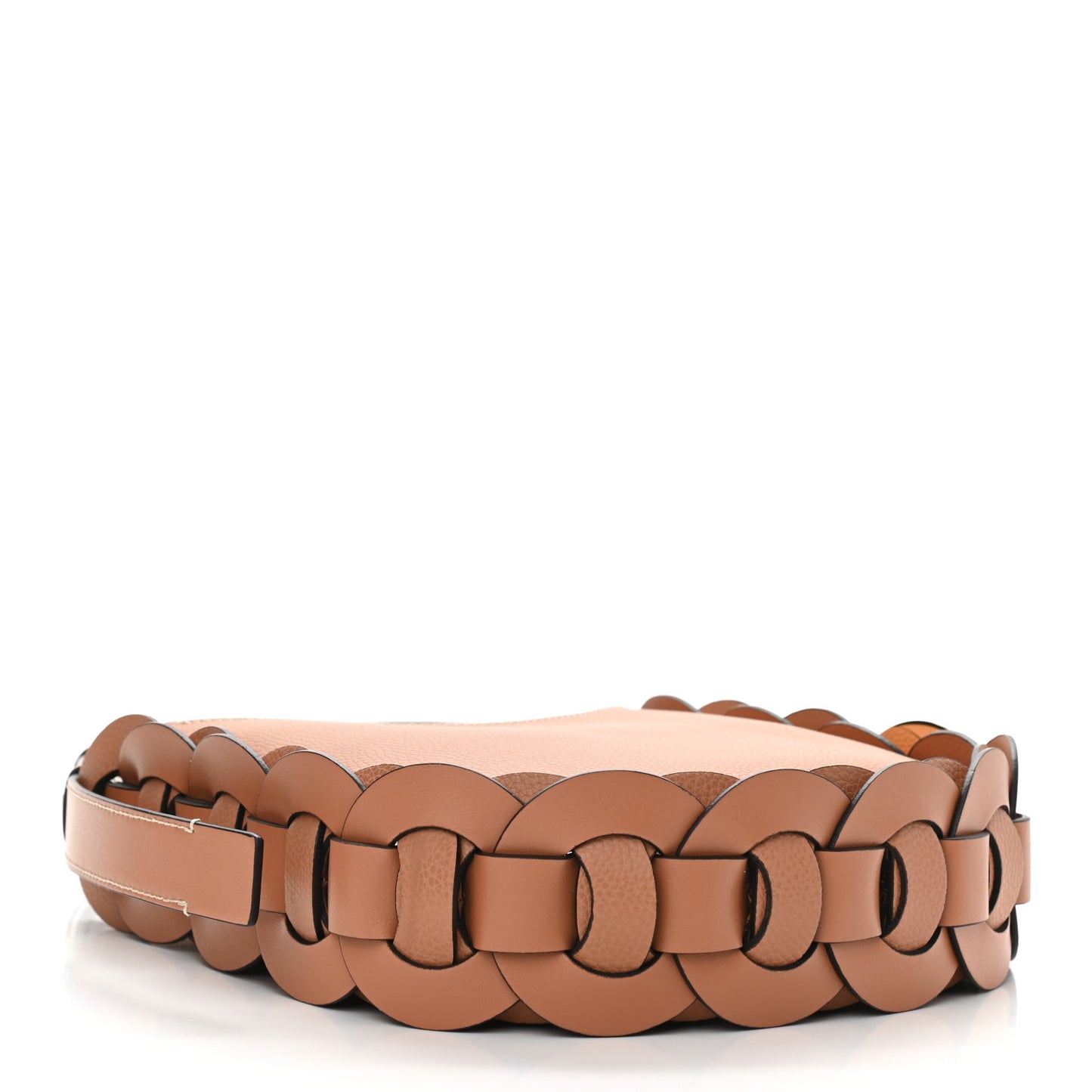 Small Grain Smooth Calfskin Small Darryl Hobo Muted Brown
