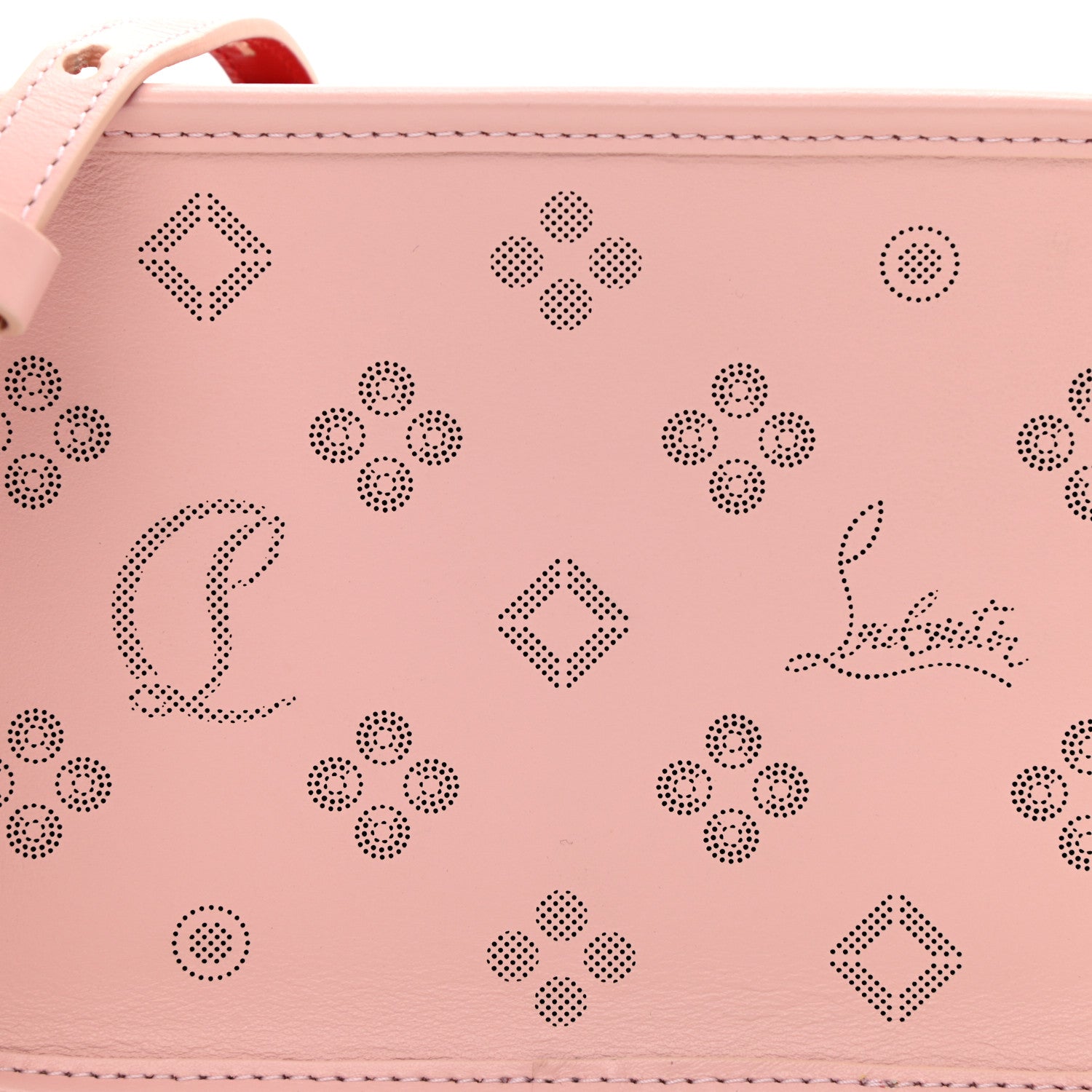Christian Louboutin Calfskin Small Radioloubi Pink 7 of 7