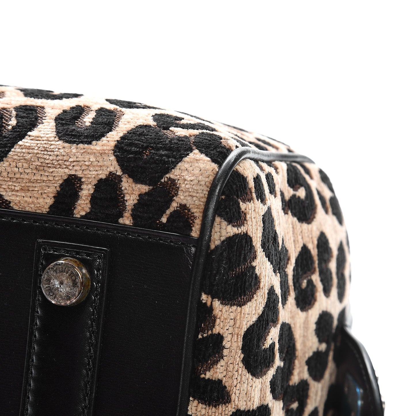 Jacquard Velvet Leopard Print Stephen Sprouse Speedy
