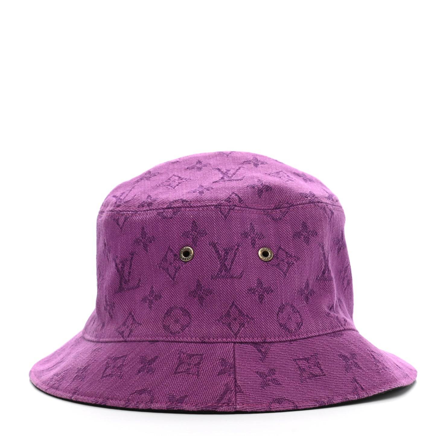 Monogram Denim Transformable Bob Bucket Hat Purple