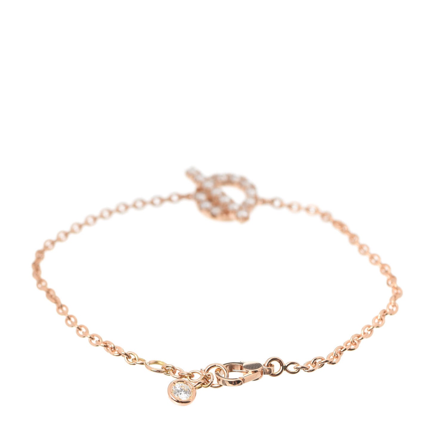 18K Rose Gold Diamond Finesse Bracelet SH