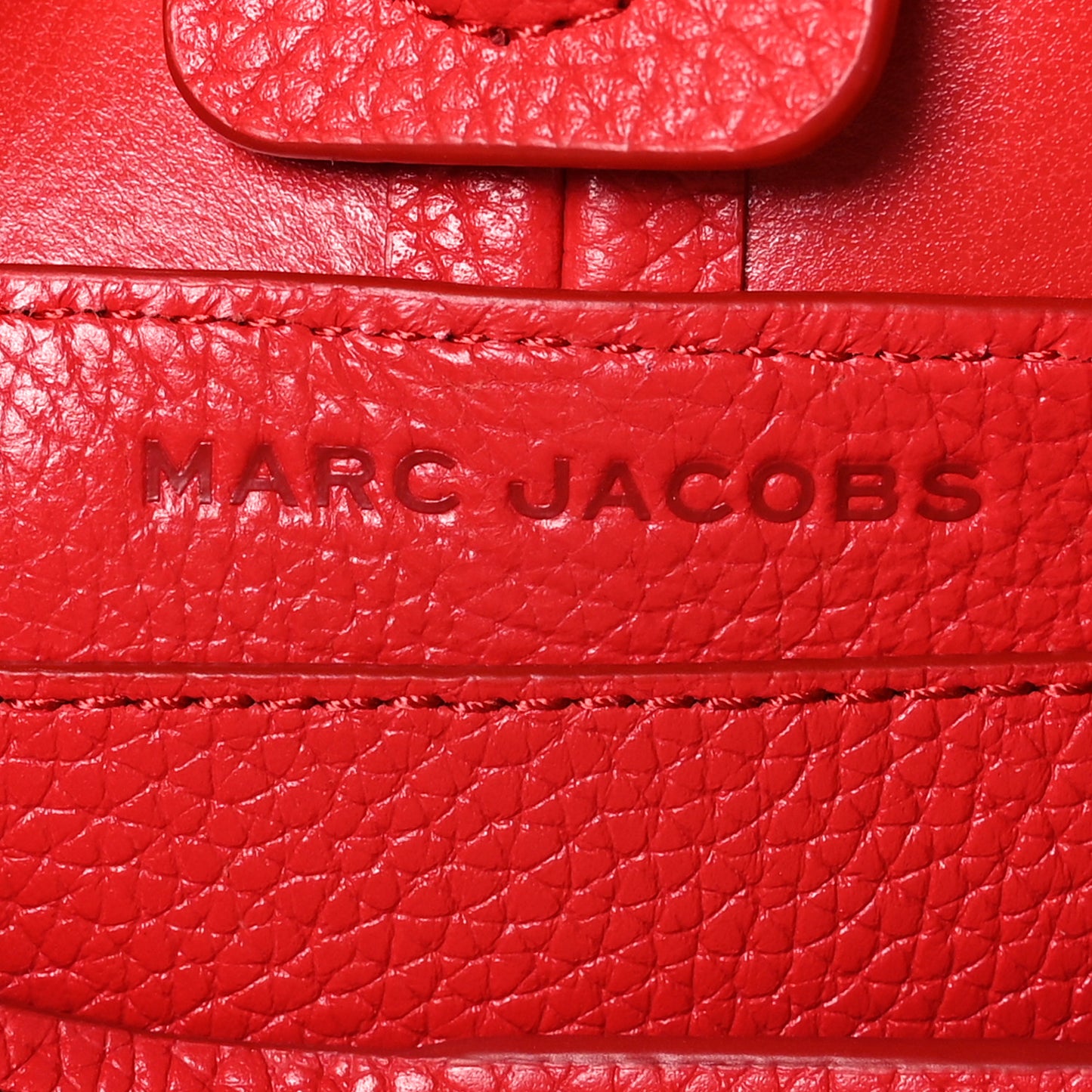 Grained Calfskin Medium The Sack Bag True Red