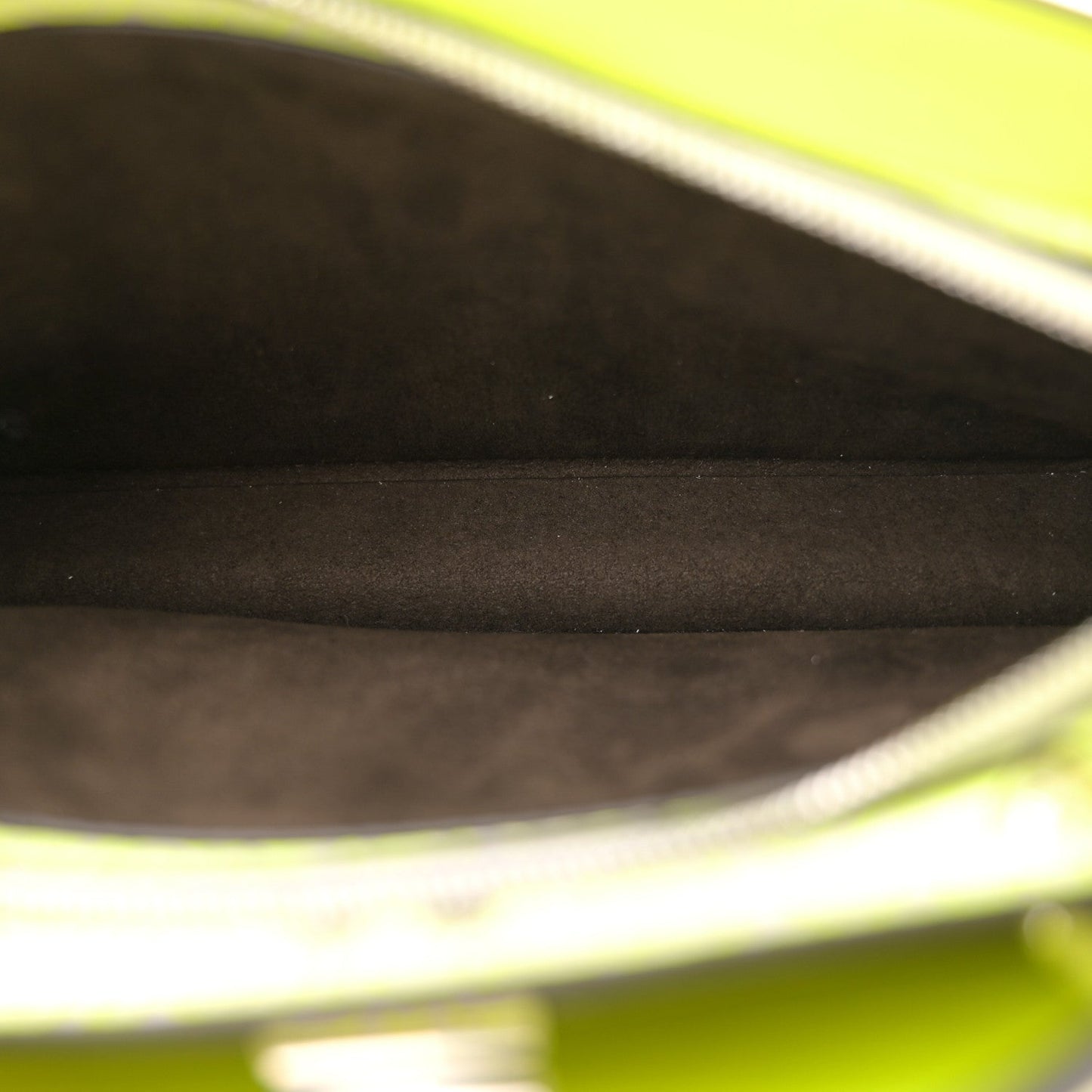 X MARC JACOBS Vitello King Cover Micro Fendi Roma Embossed Peekaboo I See U X Cross Satchel Neon Yellow