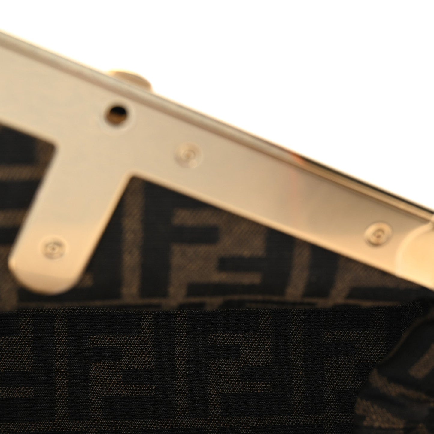 Shiny Nappa Snakeskin Small Fendi First Black