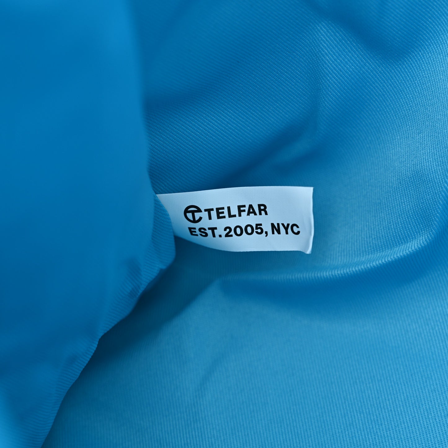 Vegan Leather Medium Shopping Bag Pool Blue