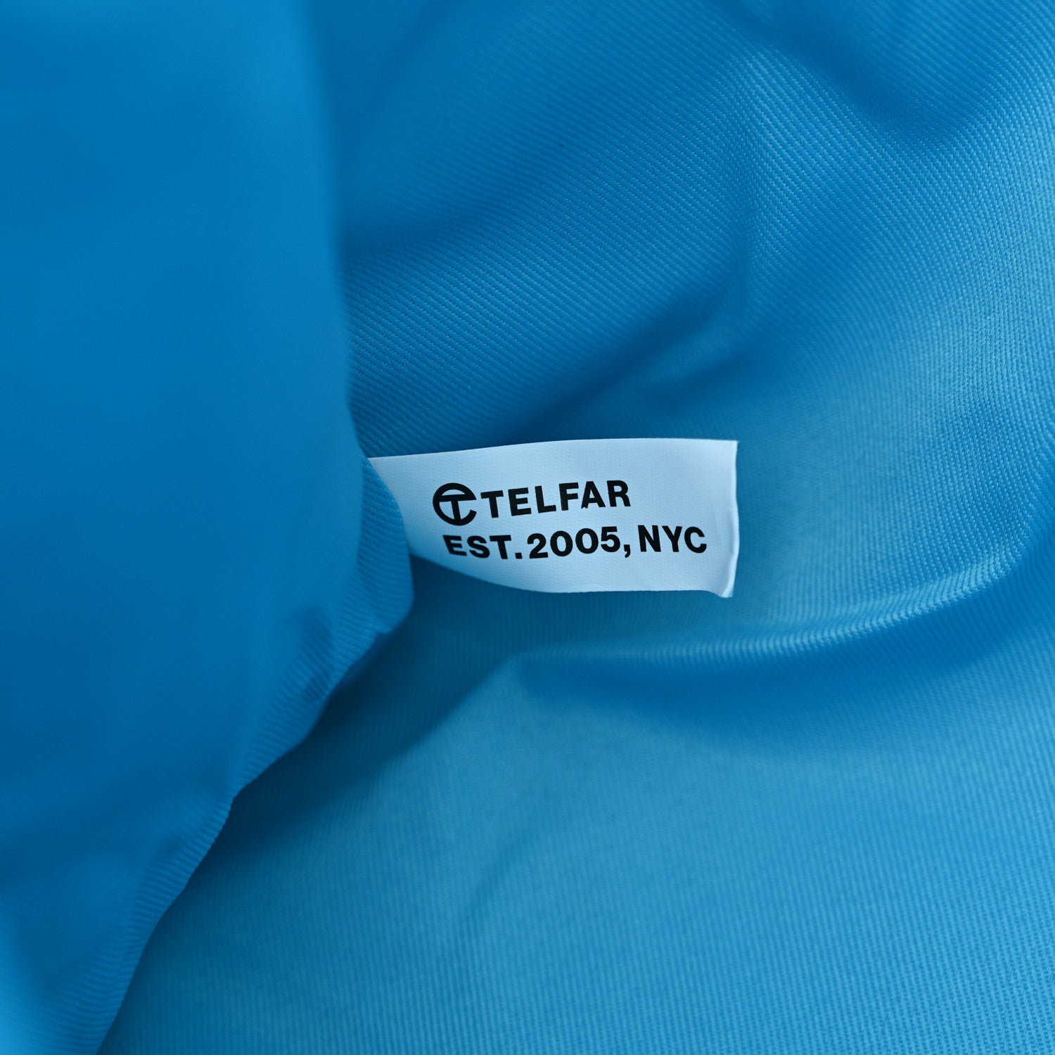 Telfar Vegan Leather Medium Shopping Bag Pool Blue 7 of 10