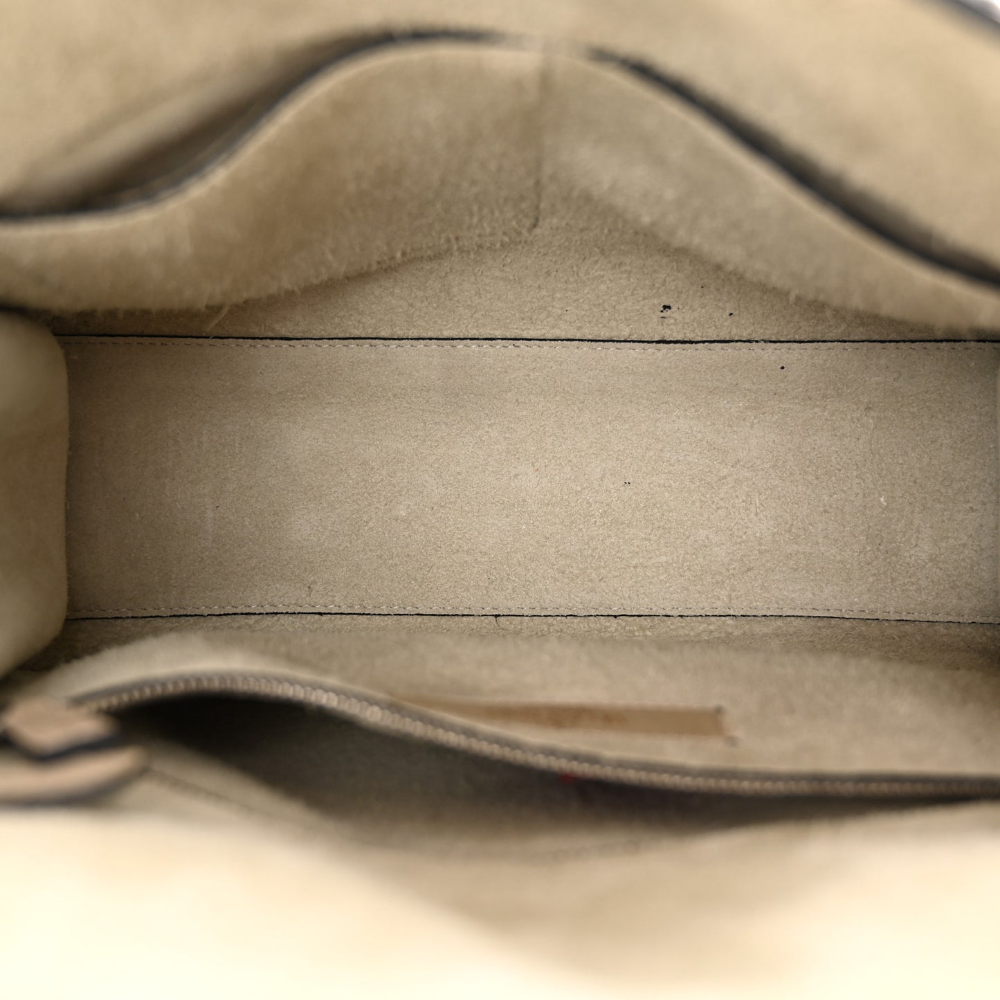 Grainy Calfskin My Rockstud Rolling Frame Bag Light Ivory