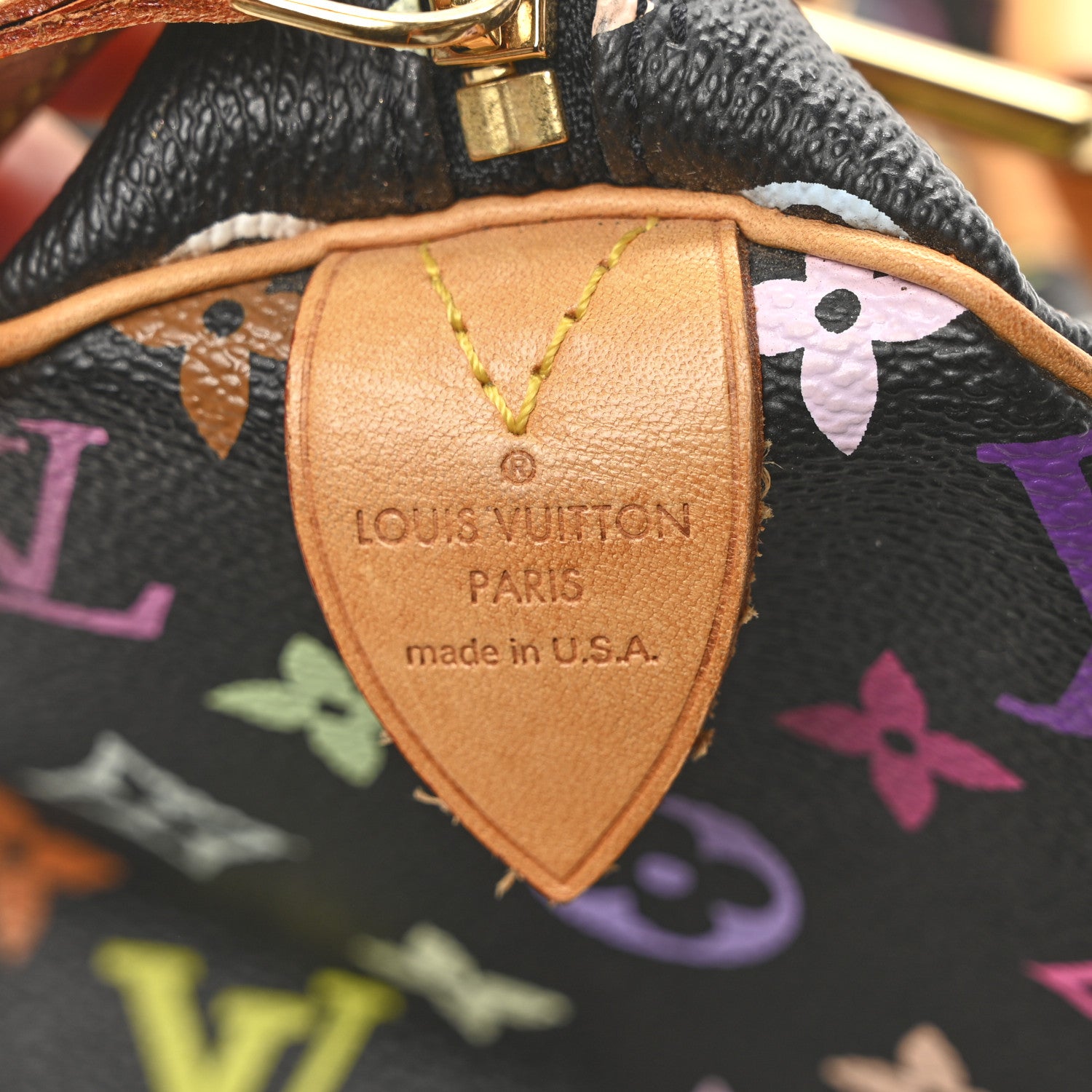 Louis Vuitton Monogram Multicolor Speedy 30 Black 6 of 11