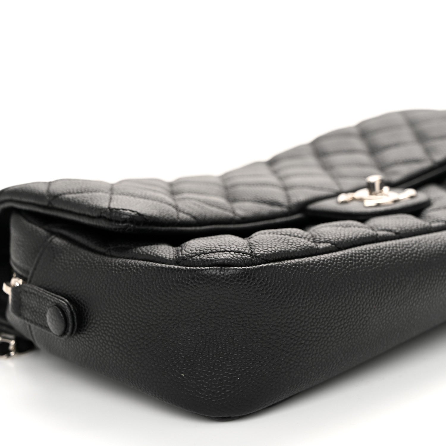 Chanel Caviar Quilted Jumbo Easy Flap Black 9 of 11