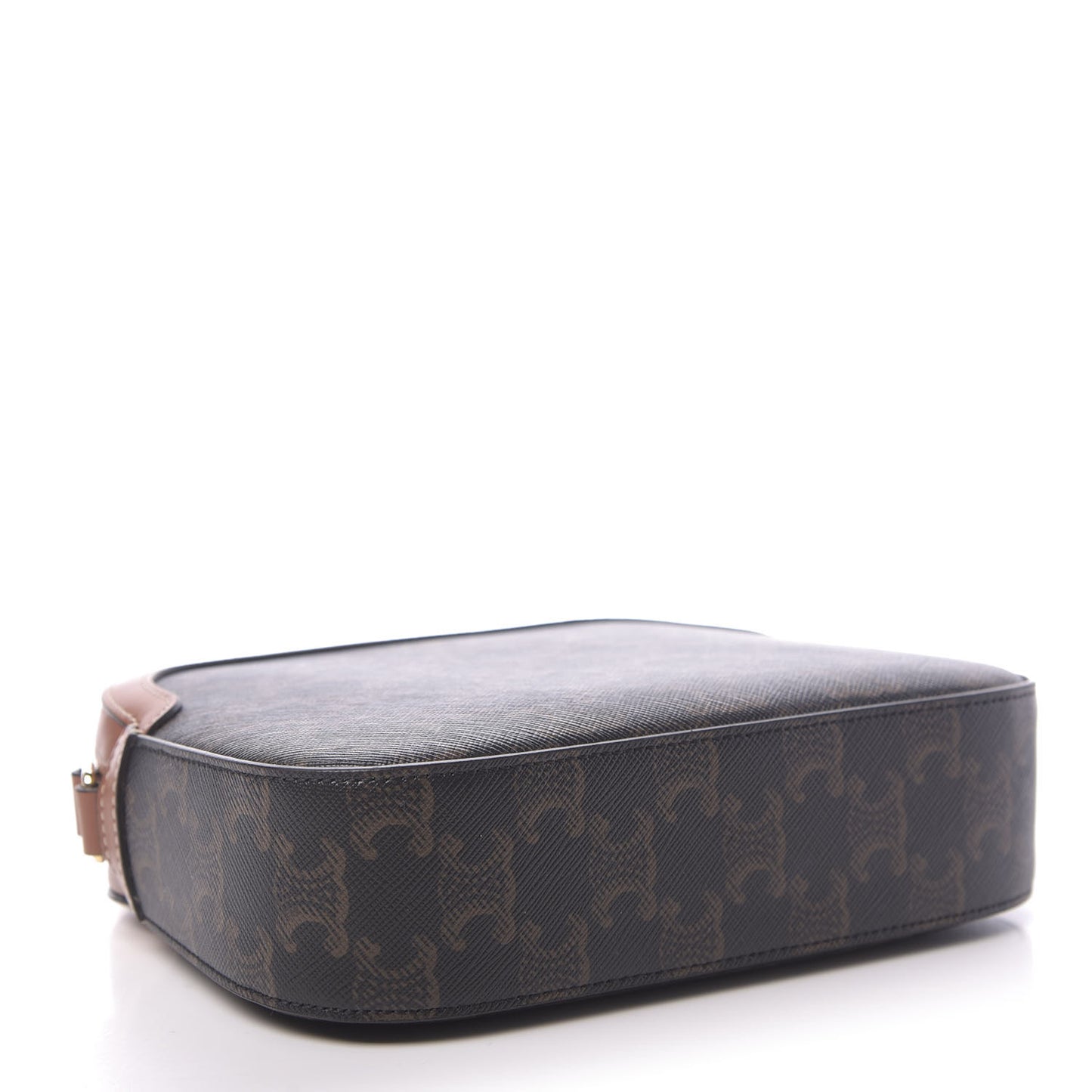 Triomphe Canvas Small Camera Bag Tan