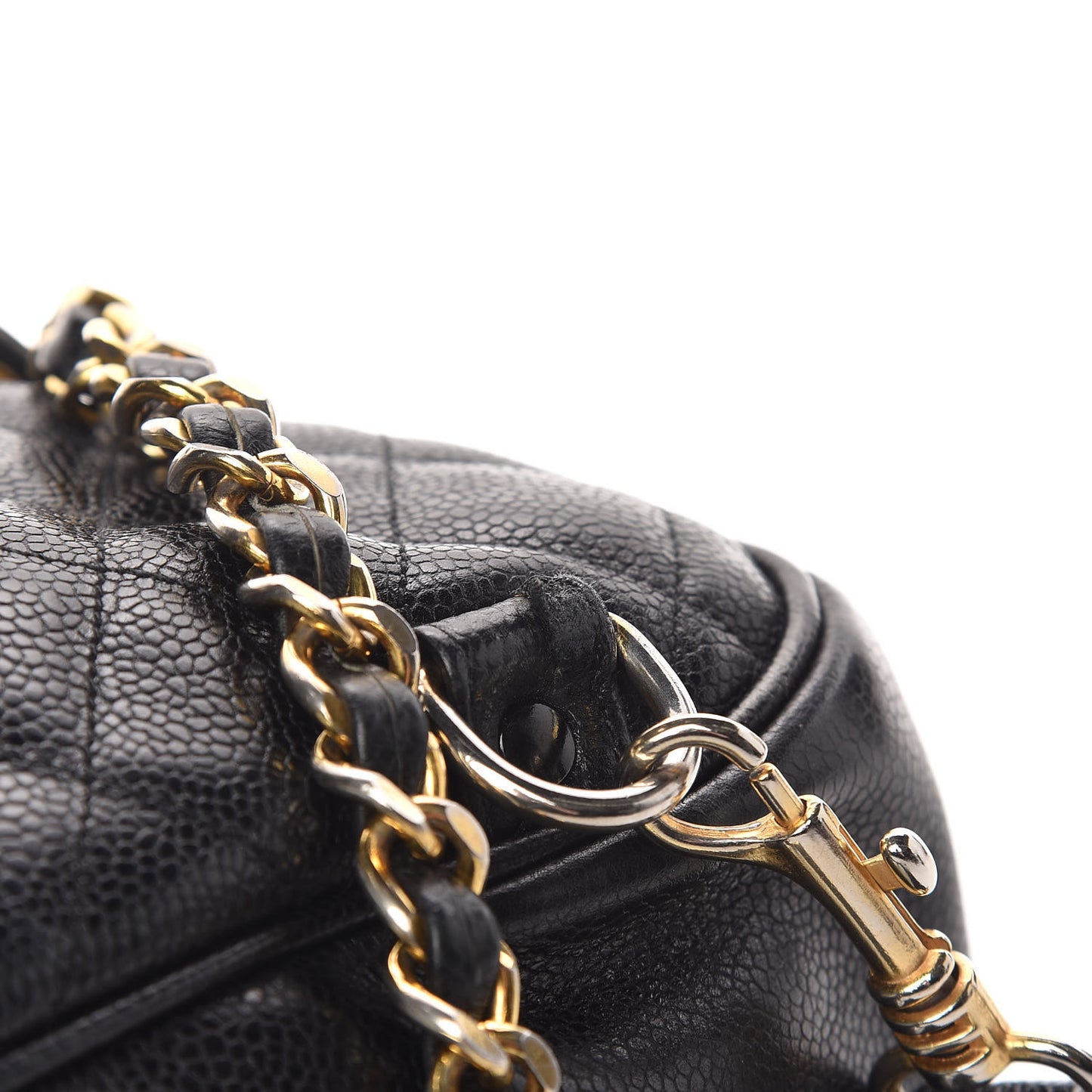 Caviar Quilted CC Backpack Black