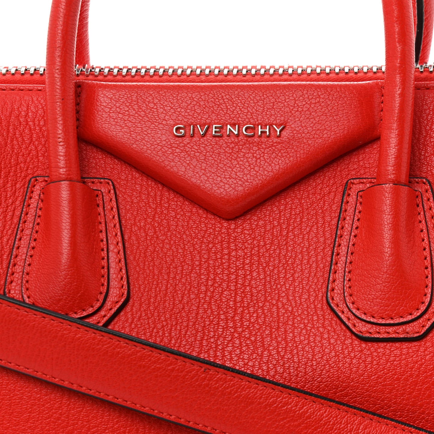 Sugar Goatskin Small Antigona Red