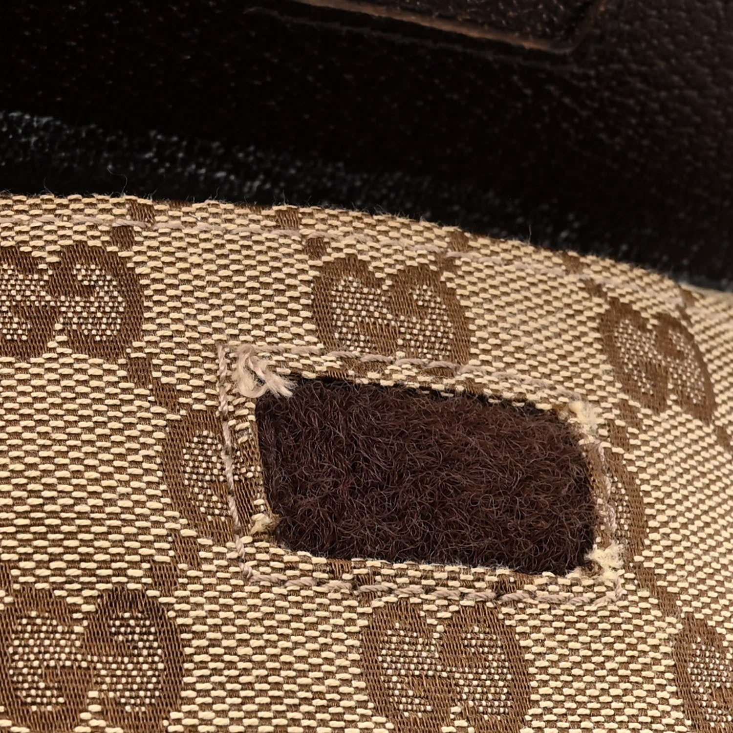 Gucci Monogram Double Pocket Belt Bag Dark Brown 13 of 14