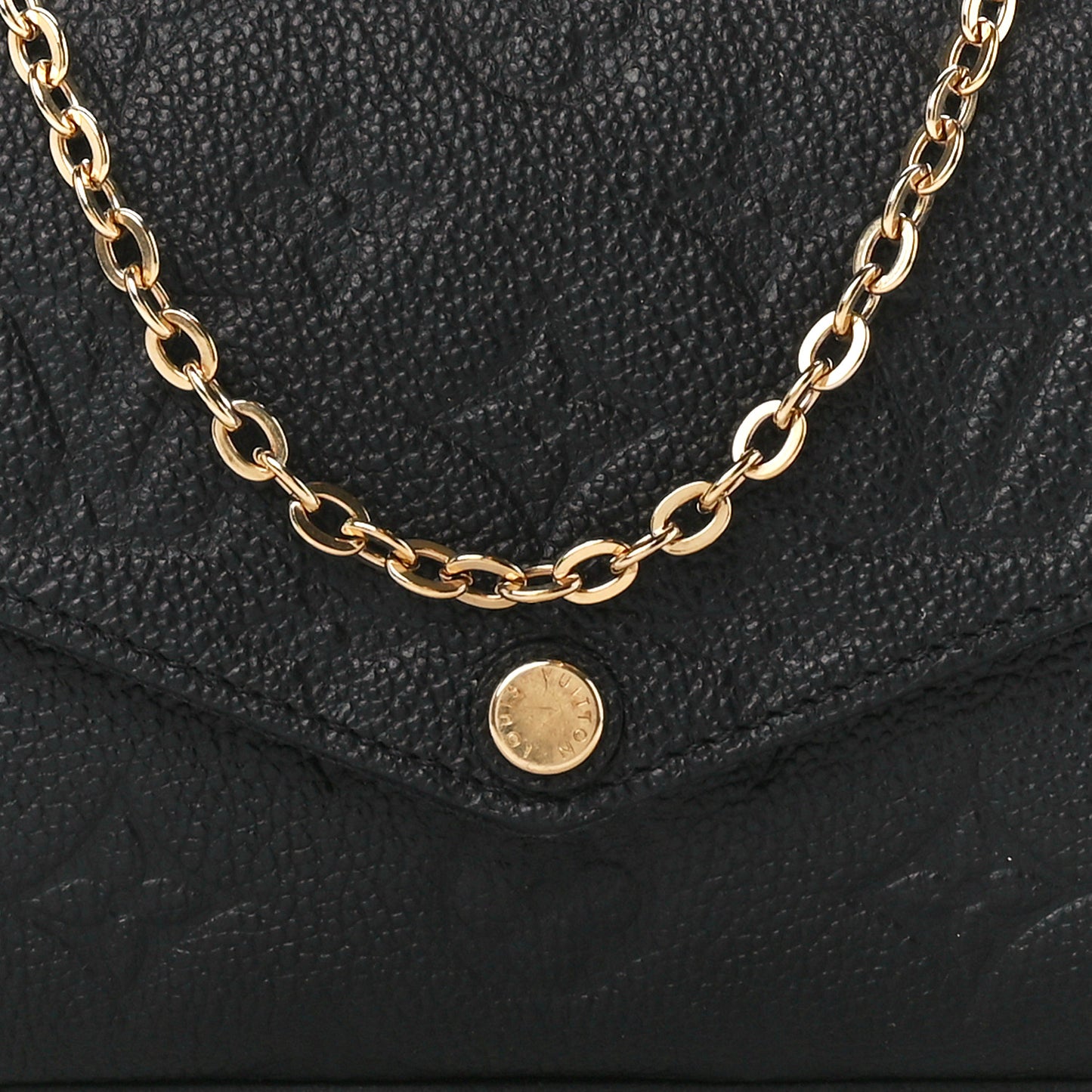 Empreinte Pochette Felicie Chain Wallet Black
