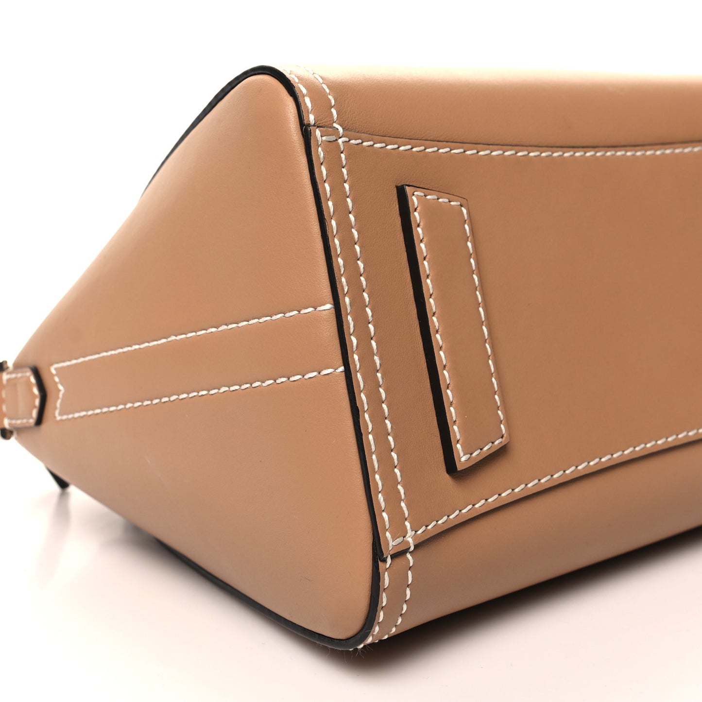 Calfskin Small Topstitch Bi-Color Antigona Beige Black