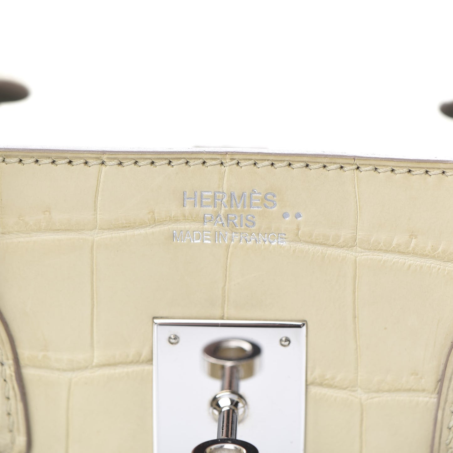 Matte Niloticus Crocodile Birkin 35 Beton