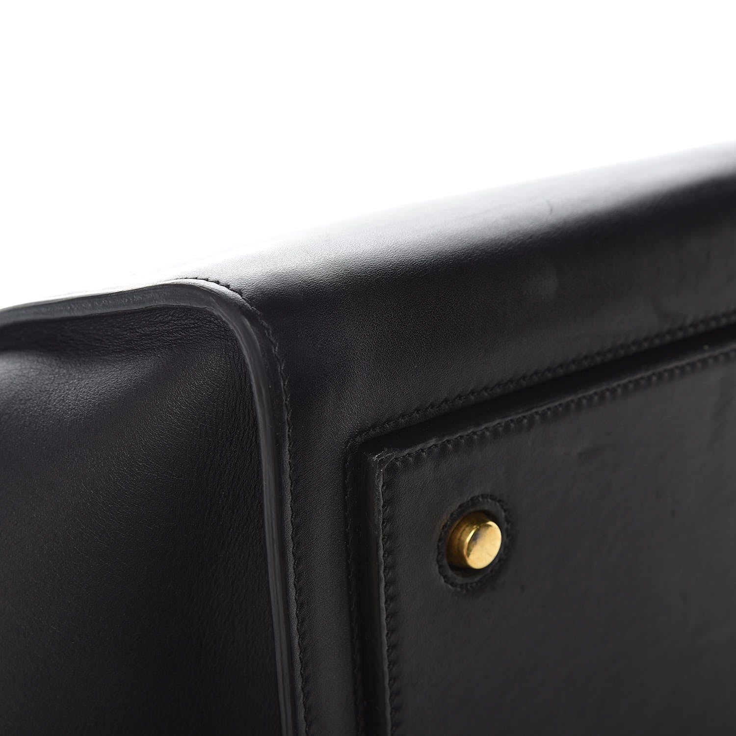 Celine Smooth Calfskin Large Bi-Color Tie Knot Tote Black Navy 14 of 20