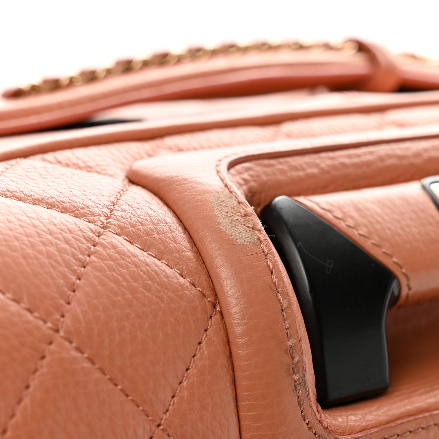 Calfskin Quilted Coco Case Trolley Pink