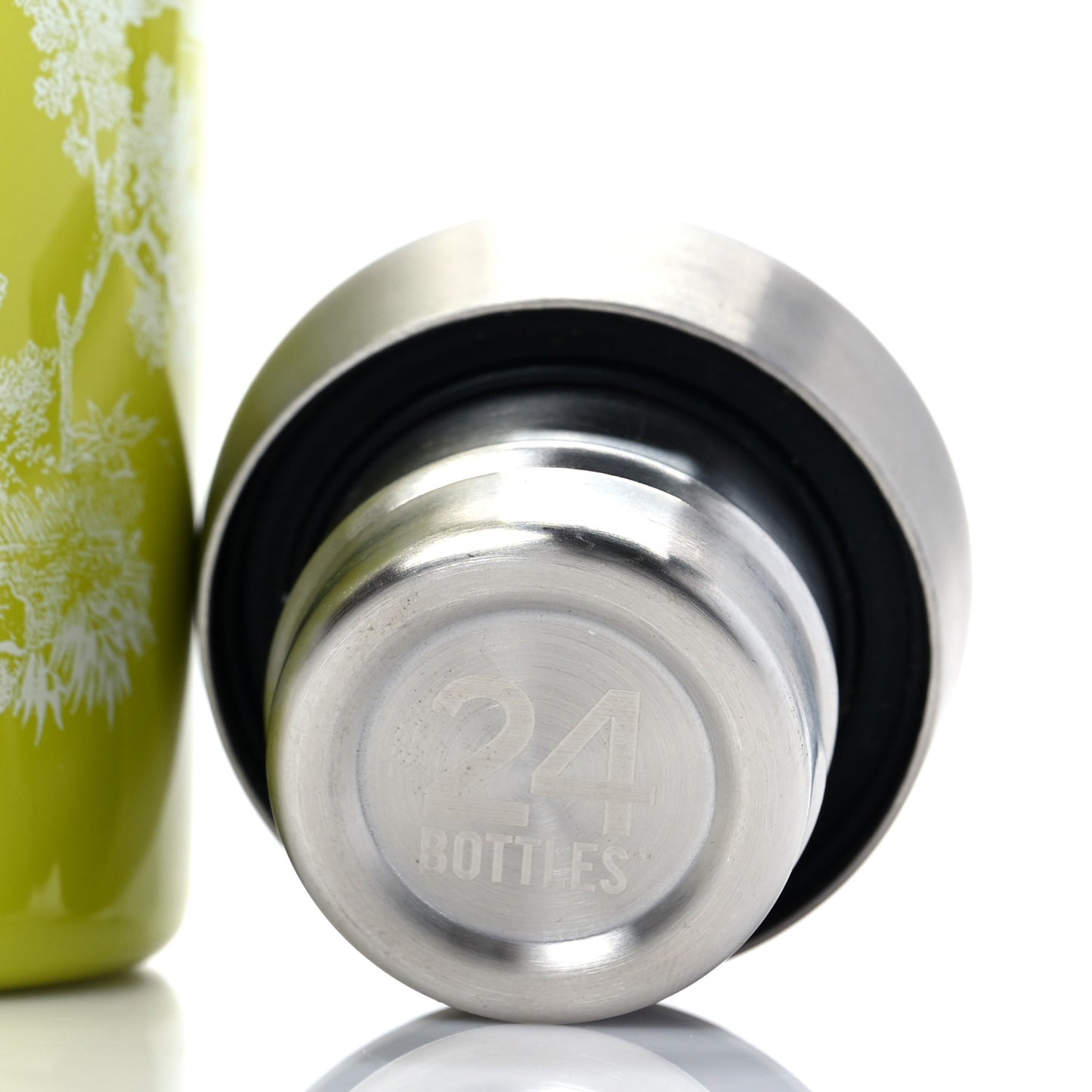 Stainless Steel Toile De Jouy Dioriviera Clima Bottle Green