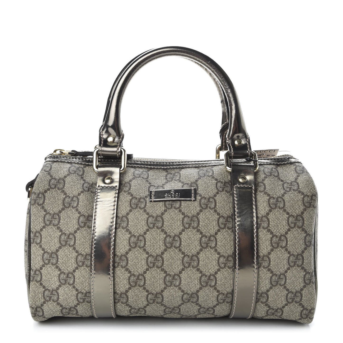 GG Plus Monogram Small Joy Boston Metallic