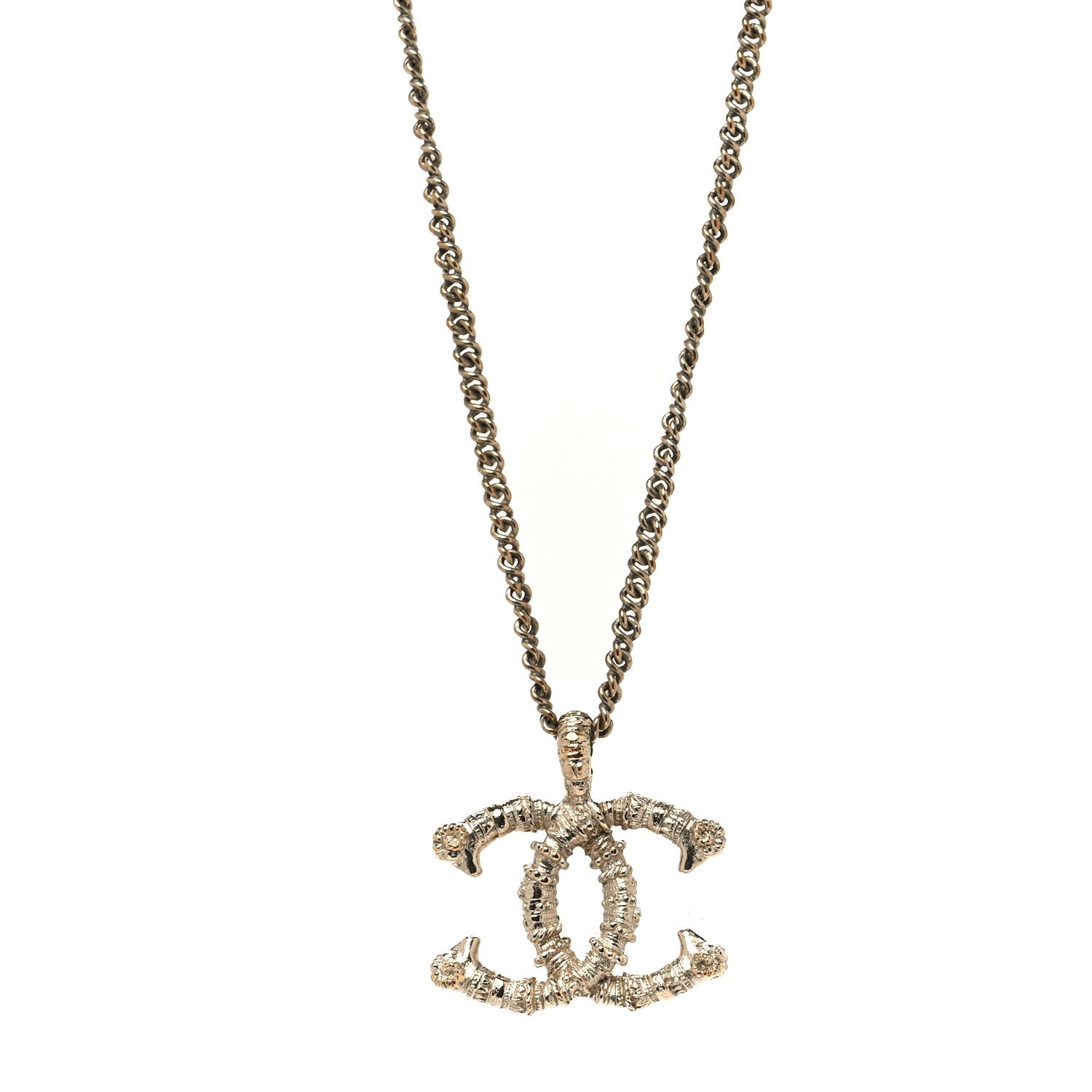 Chanel Chain Sheep CC Necklace Gold 1 of 5