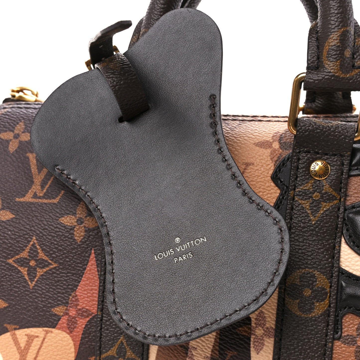 Monogram Portrait Keepall Bandouliere 25 Brown