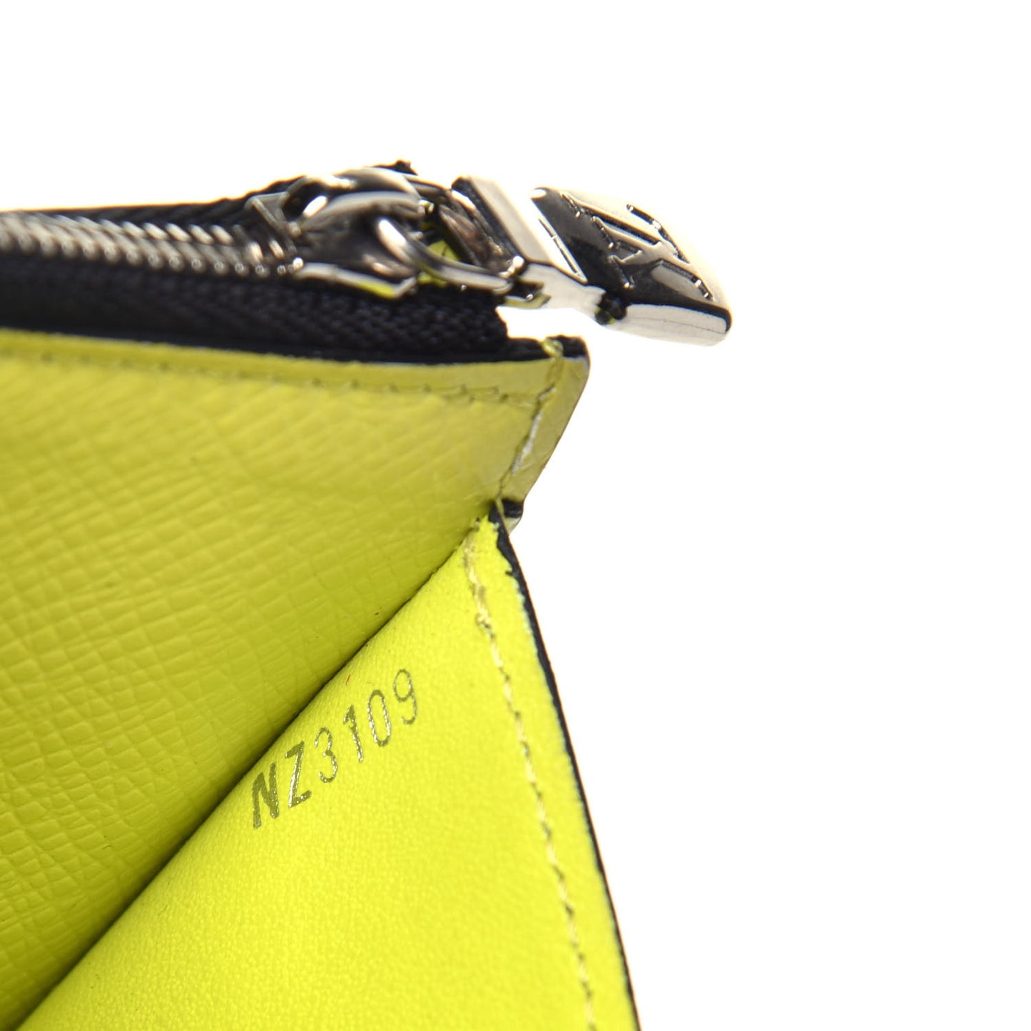 Monogram Taiga Coin Card Holder Yellow