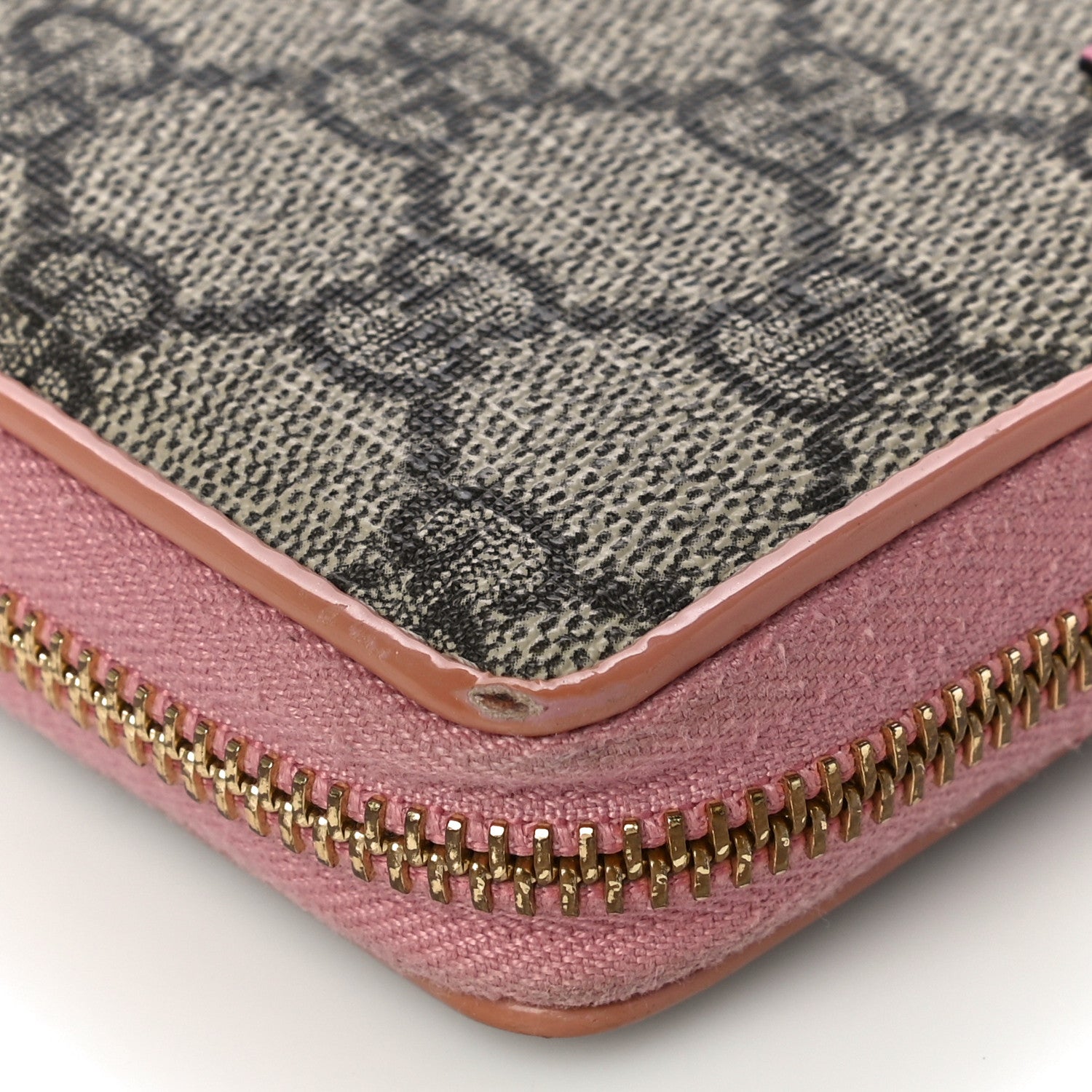 Gucci Monogram Bow Zip Around Wallet Pink 10 of 16